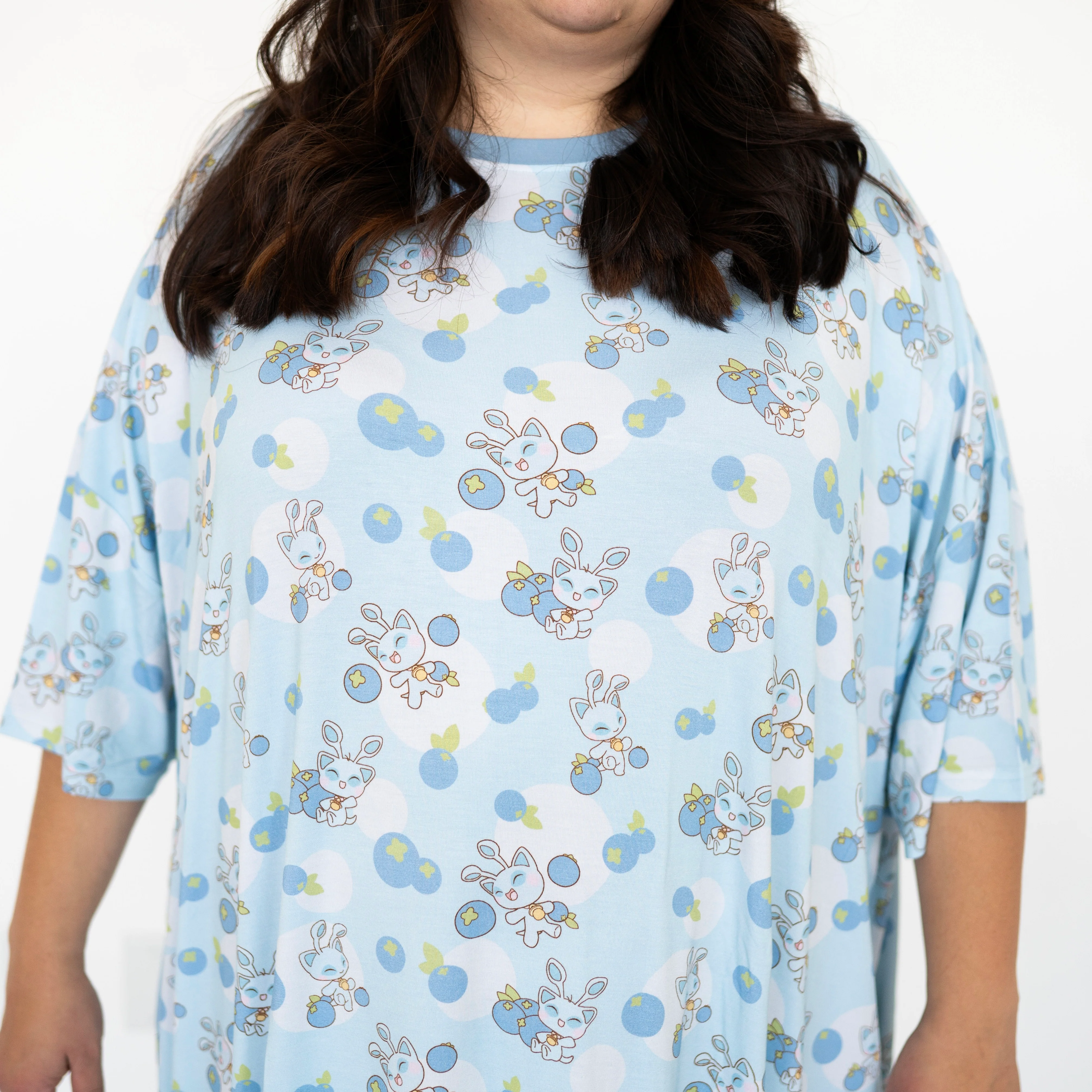 Adult Mega Sleep Tee - Neopets® Blueberry Baby - Luxe - Image 8