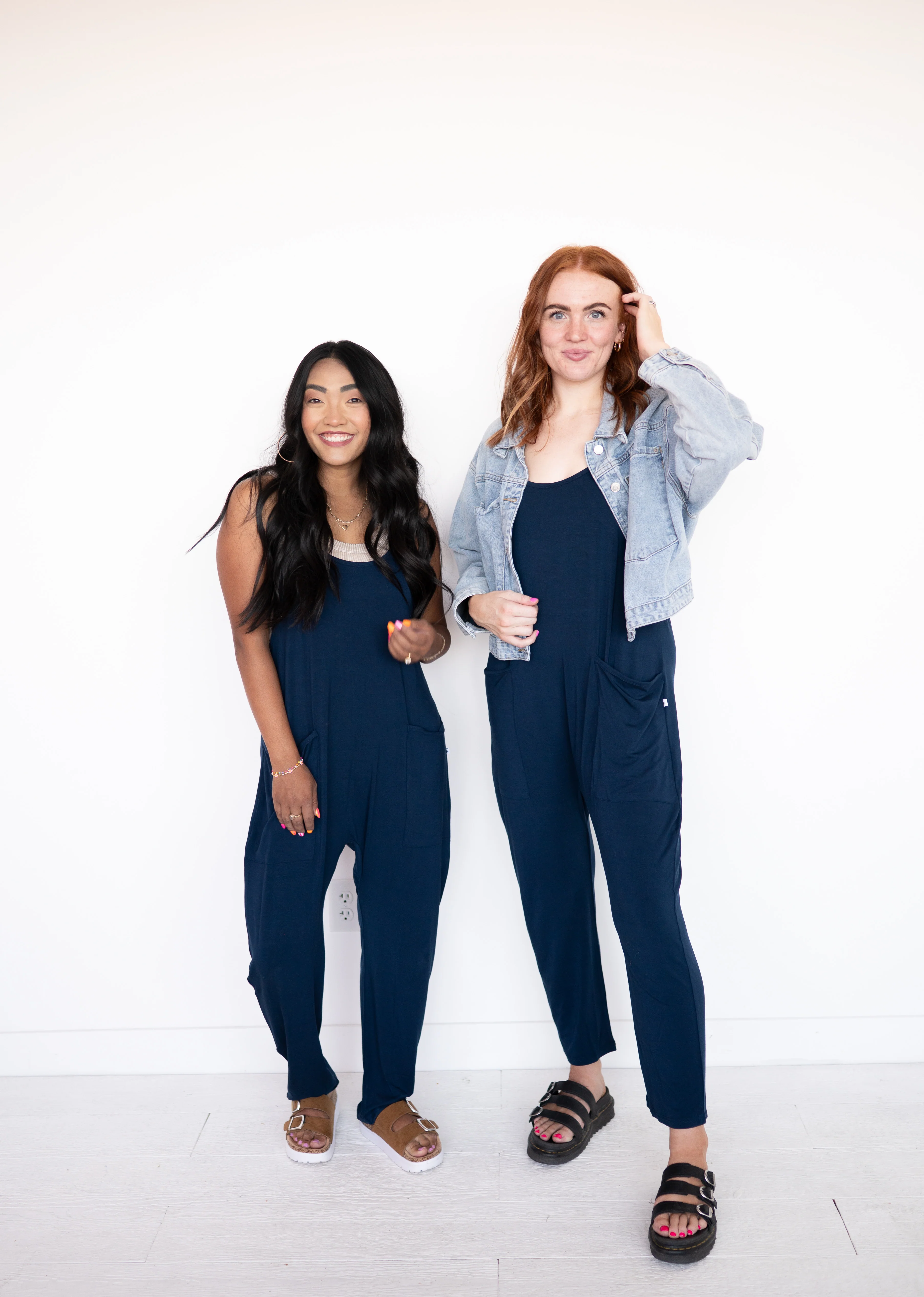 Adult Overalls - Navy - Ploom Collective - Luxe Bamboo - Image 6