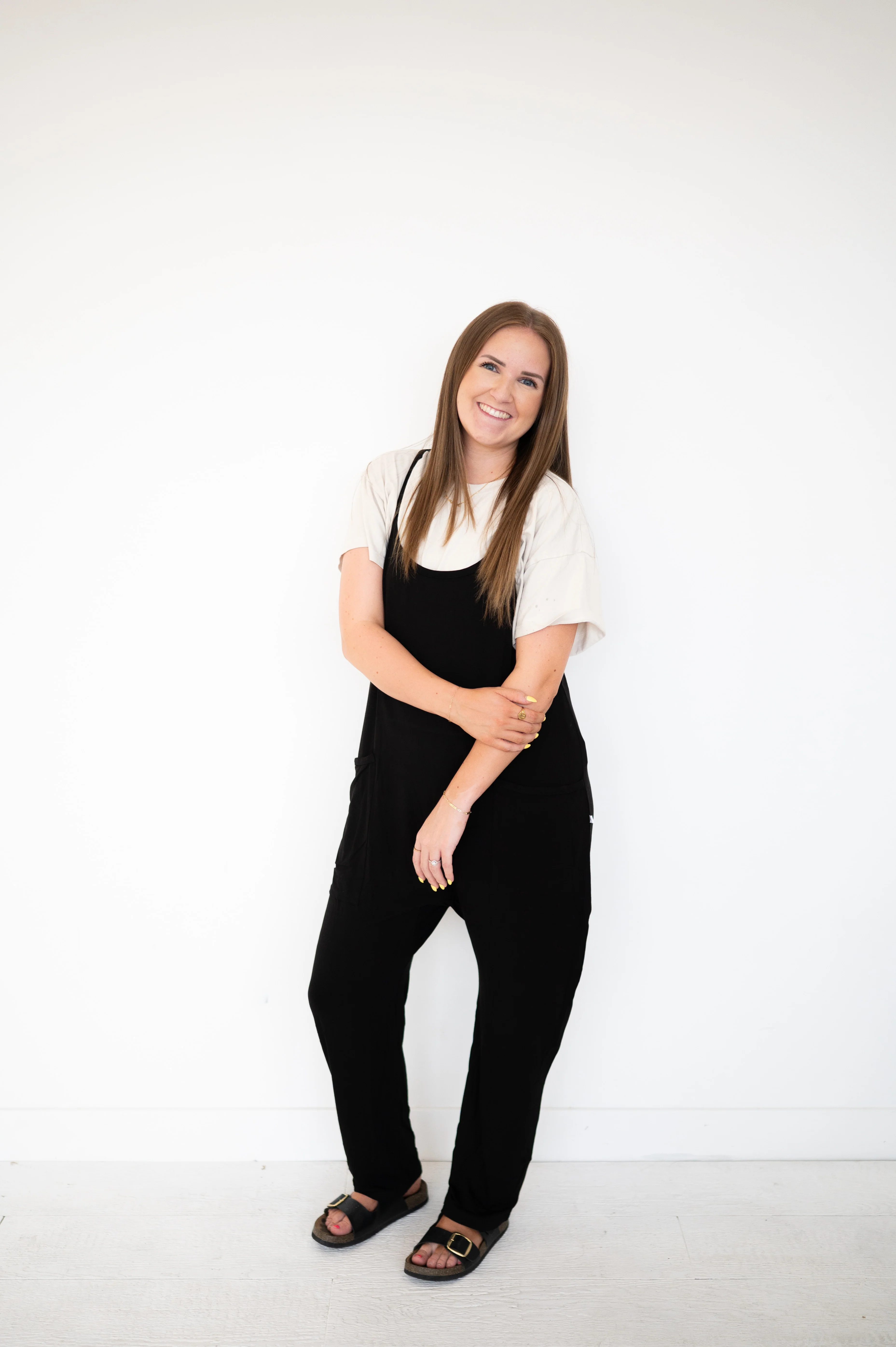 Adult Overalls - Obsidian -  Ploom Collective - Luxe Bamboo - Image 5