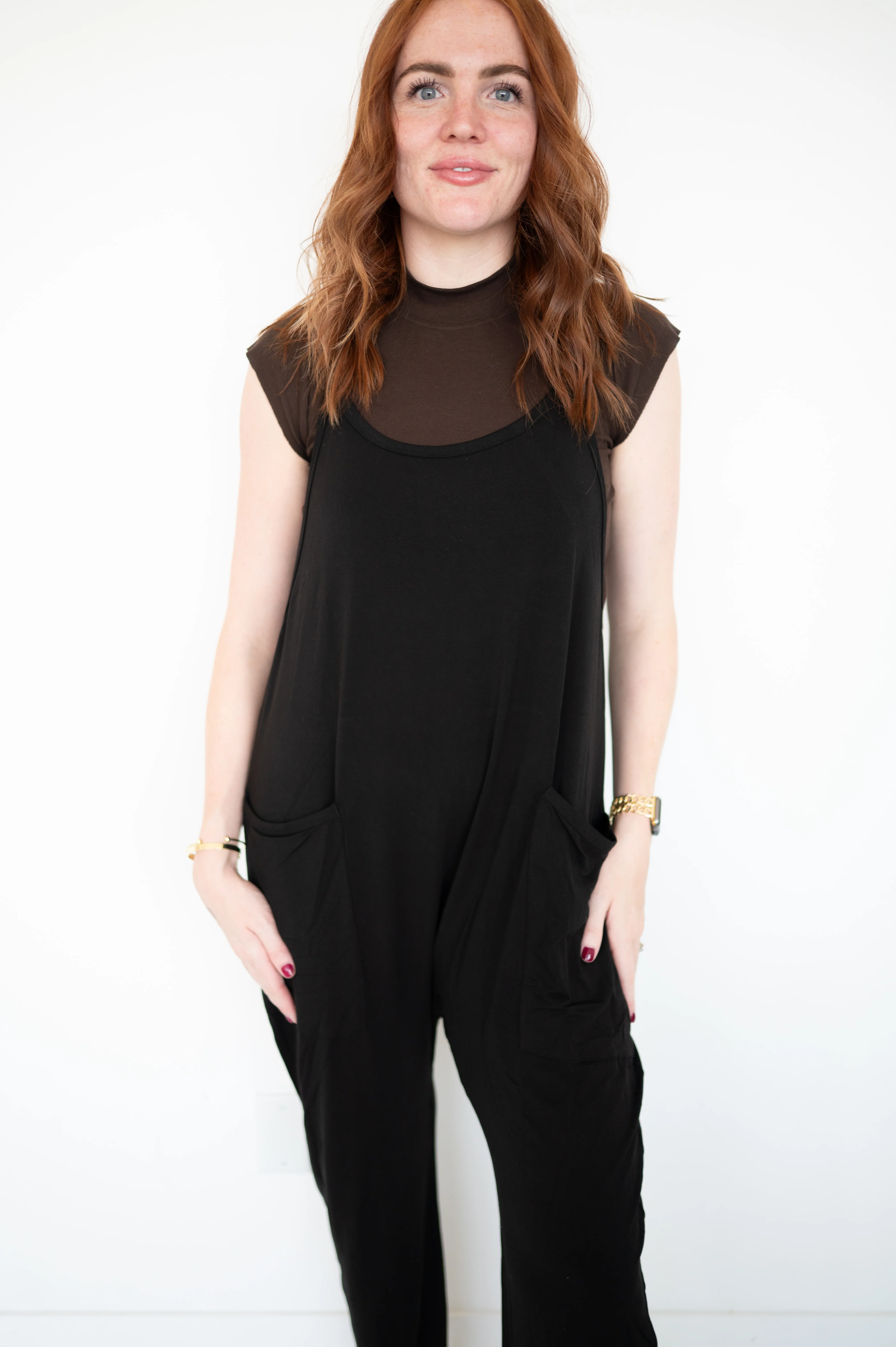 Adult Overalls - Obsidian -  Ploom Collective - Luxe Bamboo - Image 7