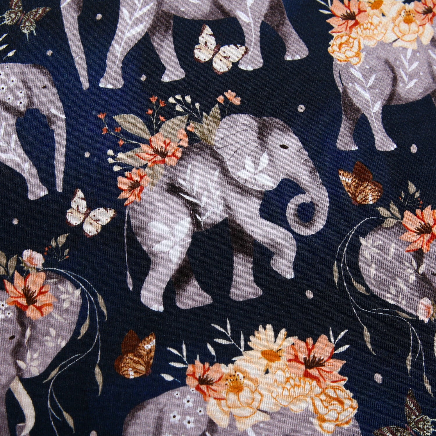 Luxe Plushy Couch Blanket - Elephants - Luxe Bamboo - Image 5