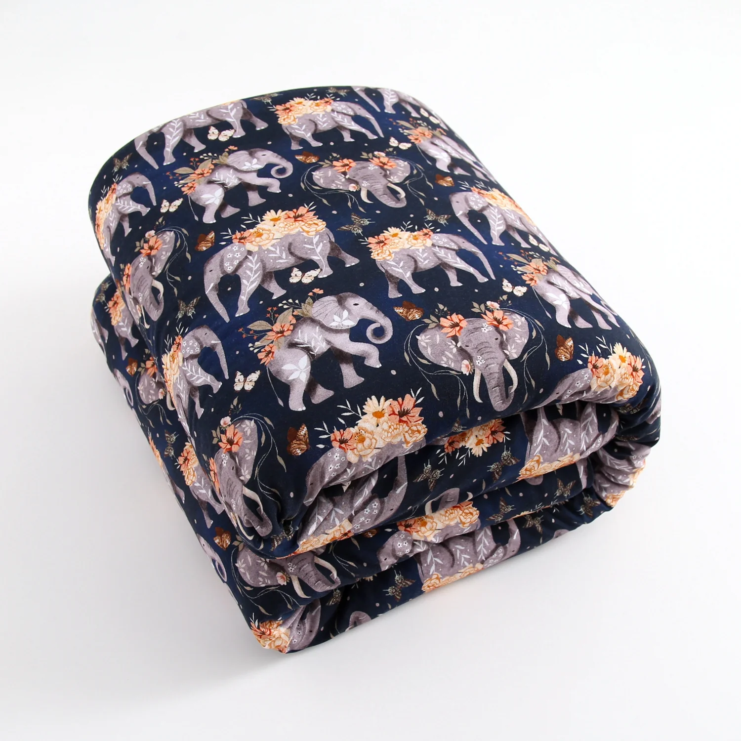 Luxe Plushy Couch Blanket - Elephants - Luxe Bamboo - Image 7