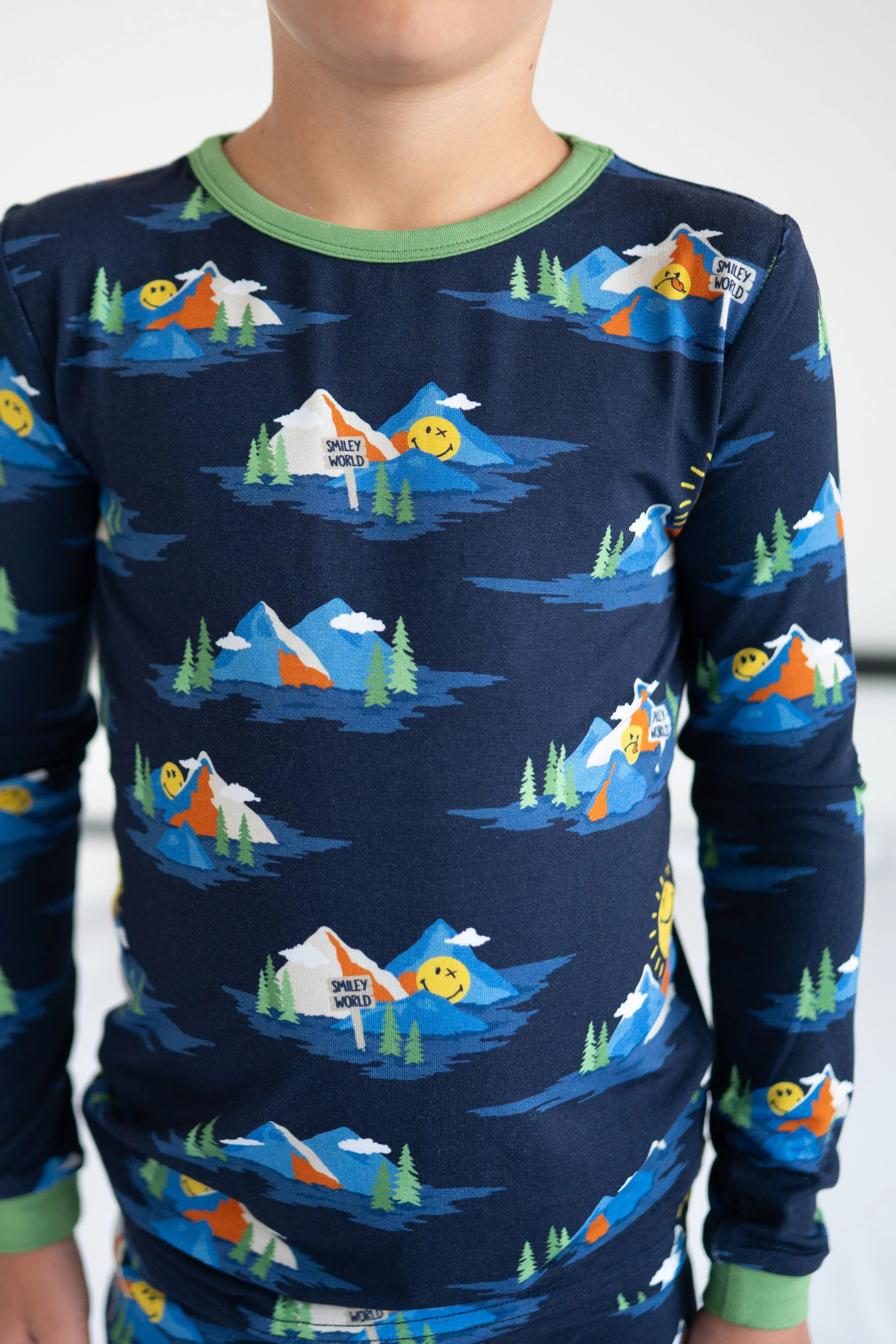 Classic Fit PJ Set - Mount SmileyWorld® - Luxe Bamboo