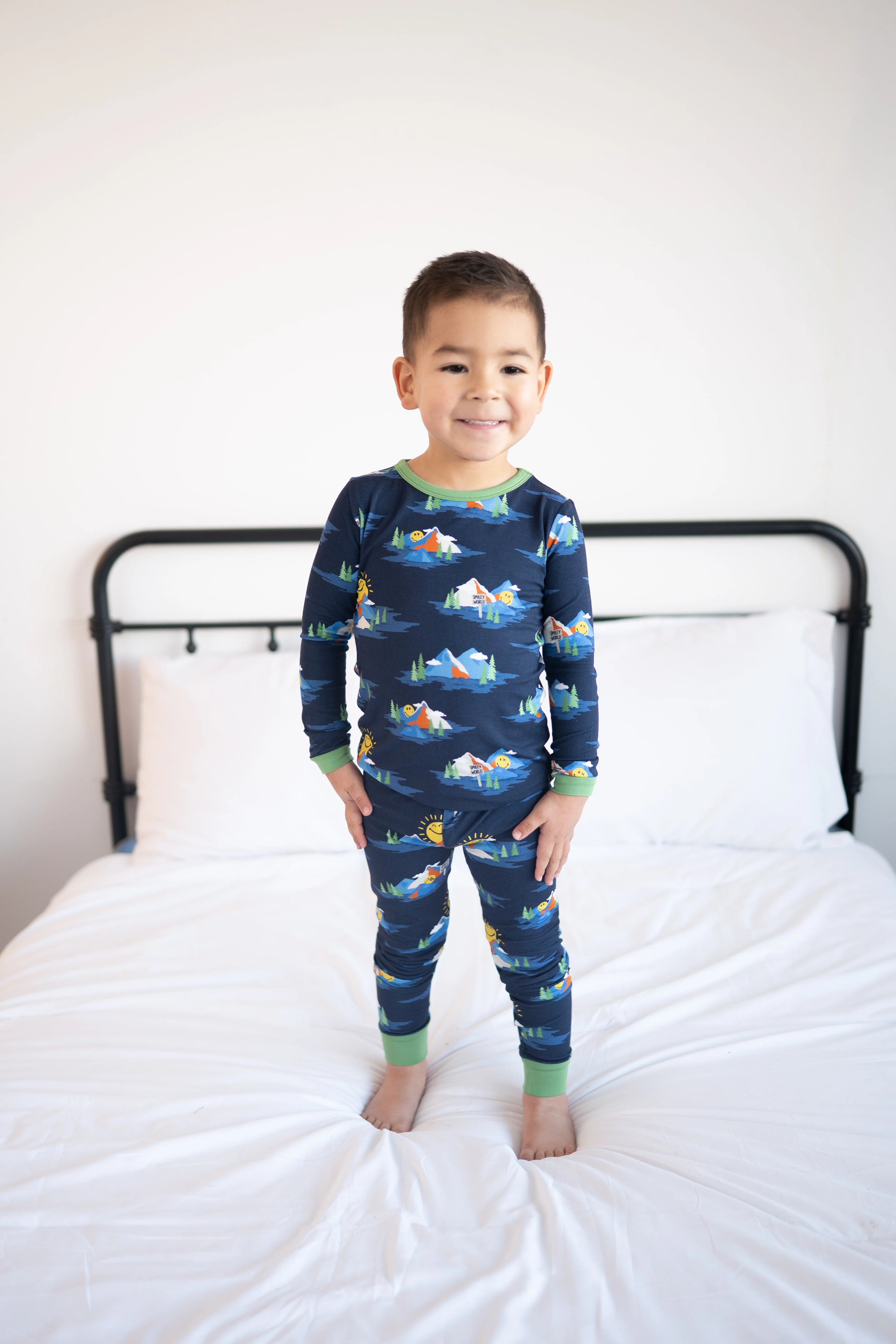 Classic Fit PJ Set - Mount SmileyWorld® - Luxe Bamboo - Image 3