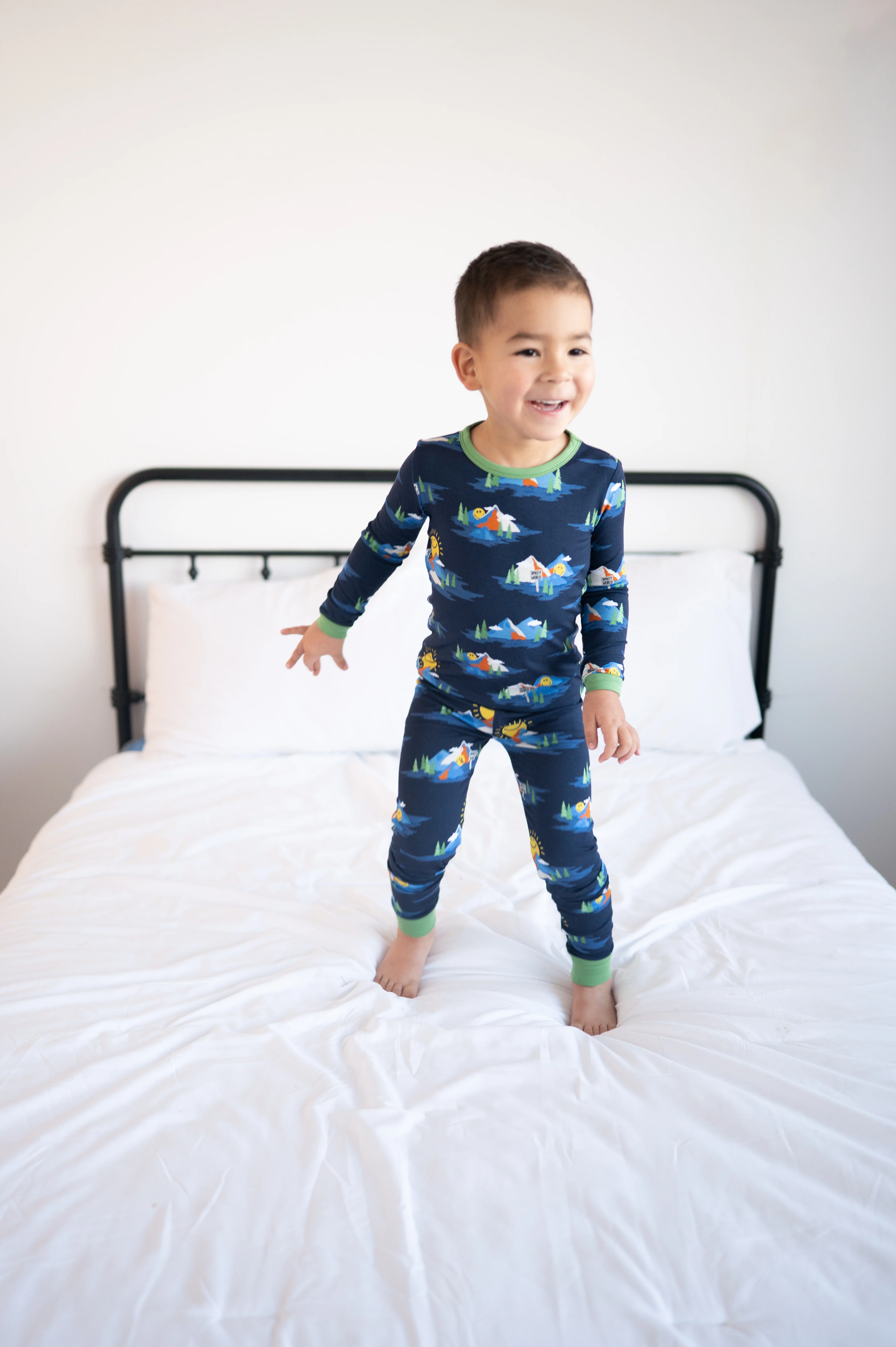 Classic Fit PJ Set - Mount SmileyWorld® - Luxe Bamboo - Image 4
