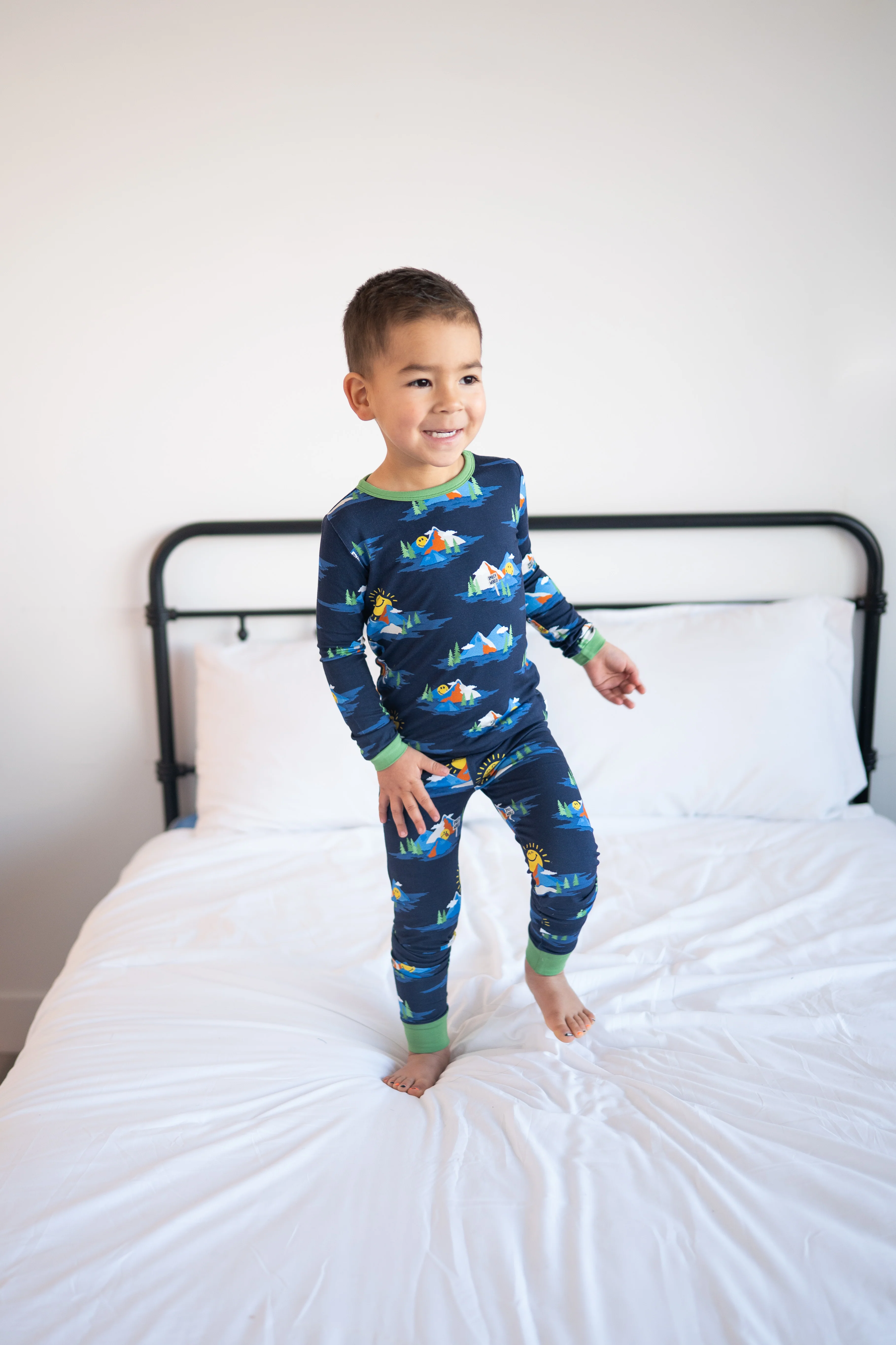 Classic Fit PJ Set - Mount SmileyWorld® - Luxe Bamboo - Image 5