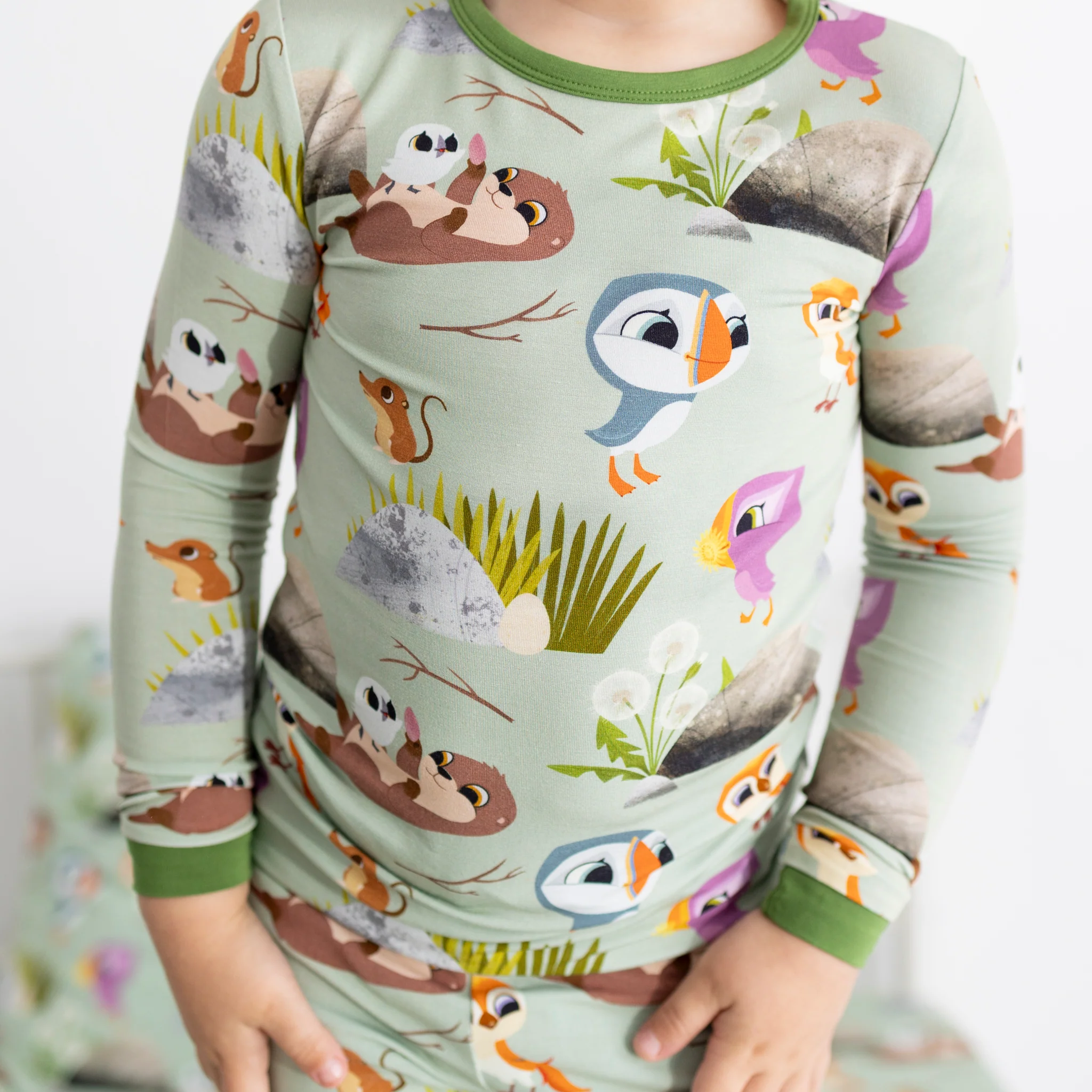 PREORDER - SHIPS SEPTEMBER - Classic Fit PJ Set - Puffin Rock™ -The Burrow - Tencel™ Modal