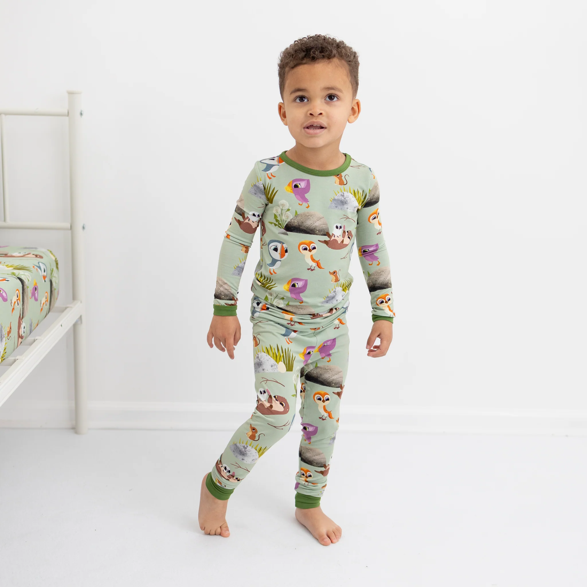 PREORDER - SHIPS SEPTEMBER - Classic Fit PJ Set - Puffin Rock™ -The Burrow - Tencel™ Modal - Image 6