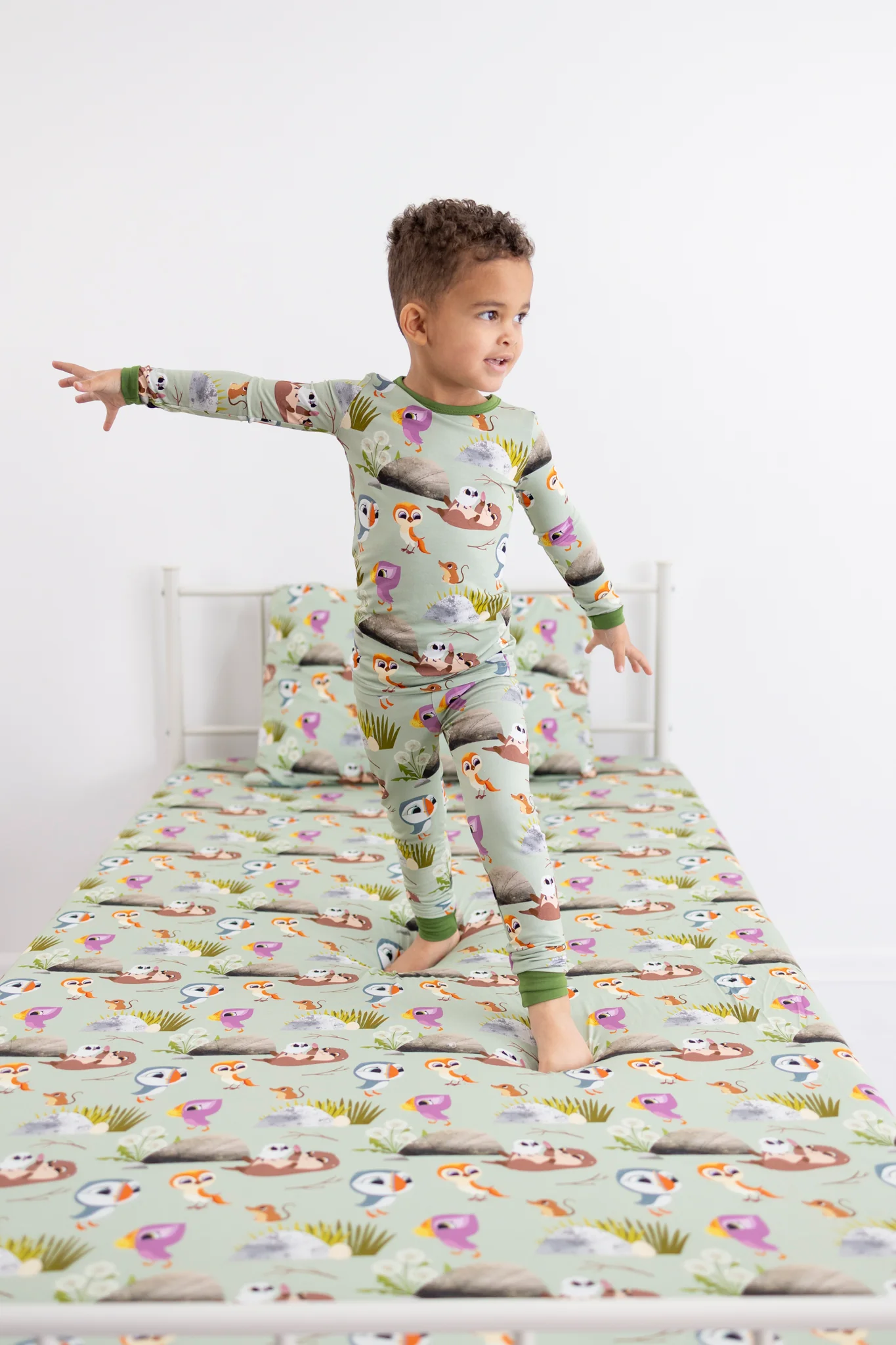 PREORDER - SHIPS SEPTEMBER - Classic Fit PJ Set - Puffin Rock™ -The Burrow - Tencel™ Modal - Image 7