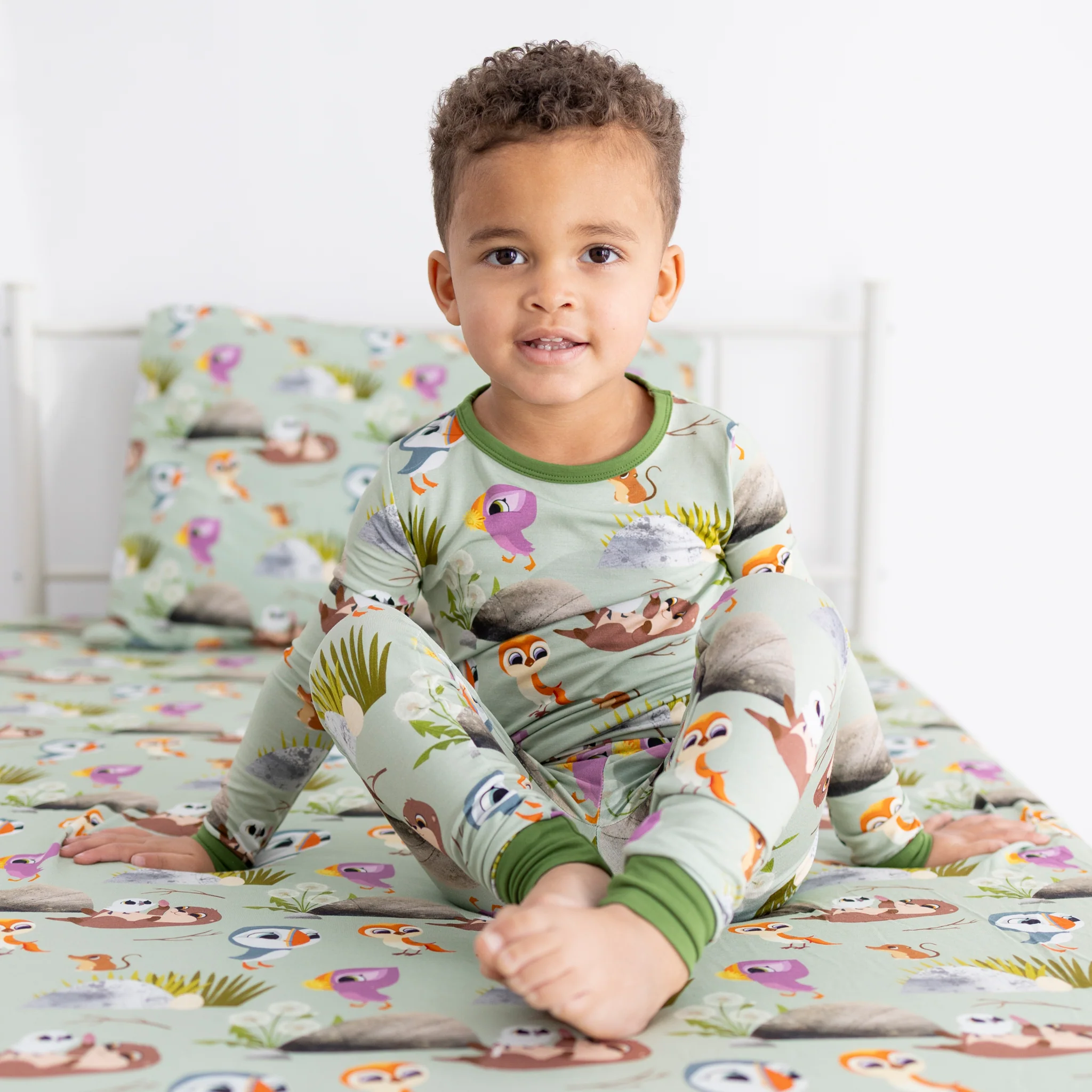 PREORDER - SHIPS SEPTEMBER - Classic Fit PJ Set - Puffin Rock™ -The Burrow - Tencel™ Modal - Image 8