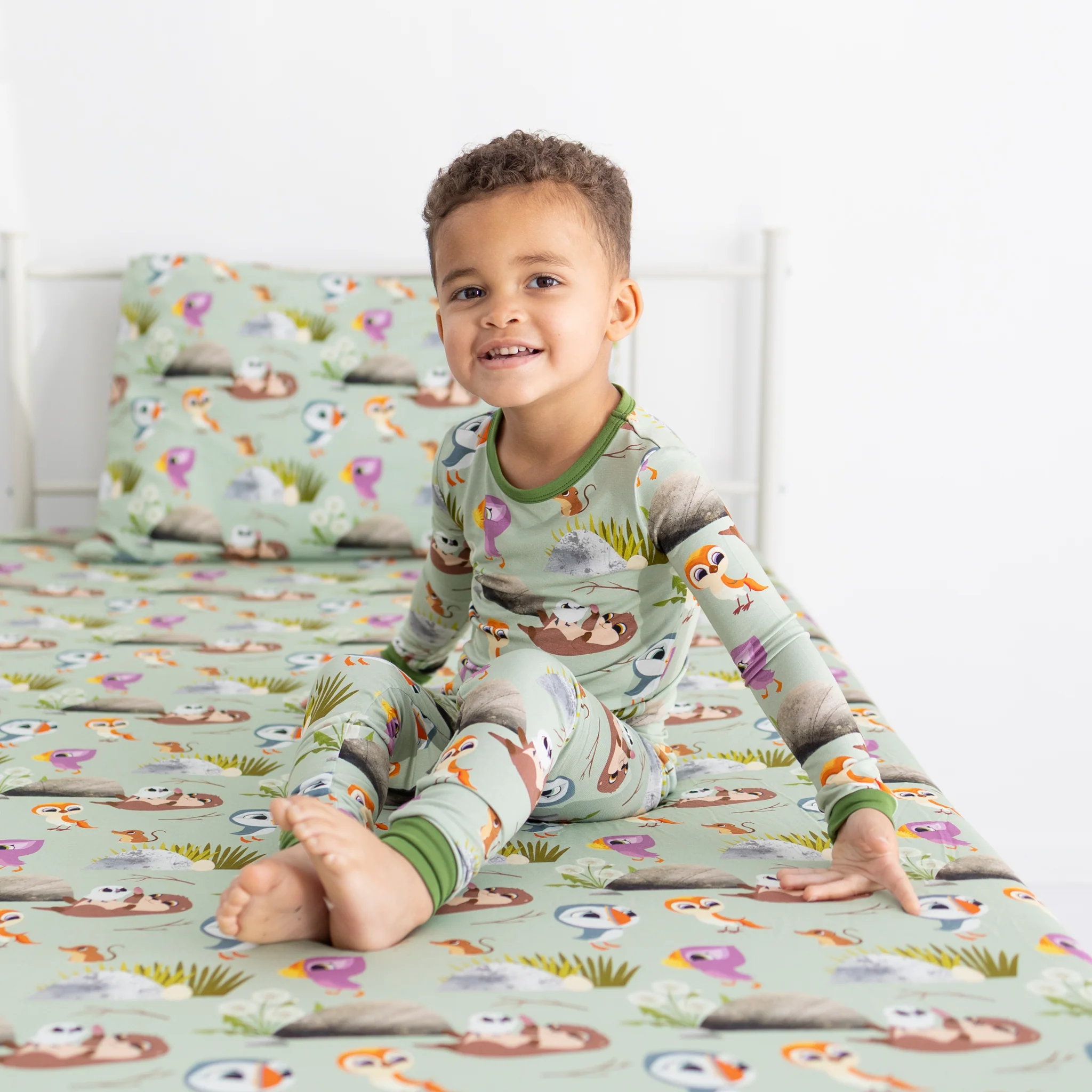 PREORDER - SHIPS SEPTEMBER - Classic Fit PJ Set - Puffin Rock™ -The Burrow - Tencel™ Modal - Image 9