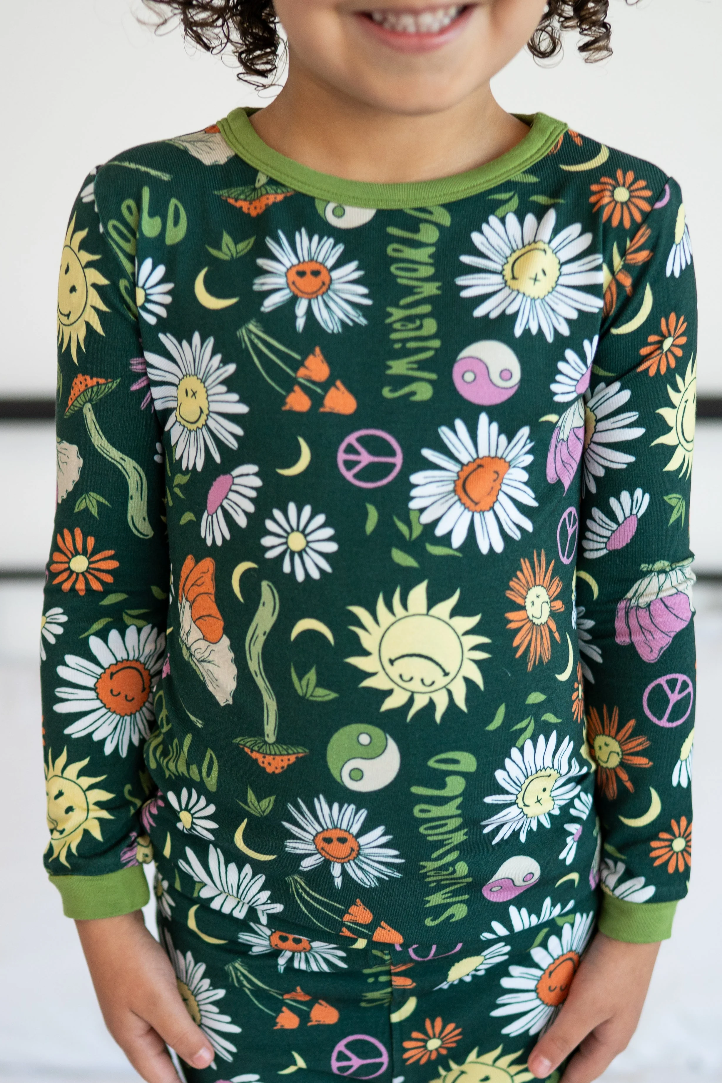Classic Fit PJ Set - SmileyWorld® Groovy - Luxe Bamboo