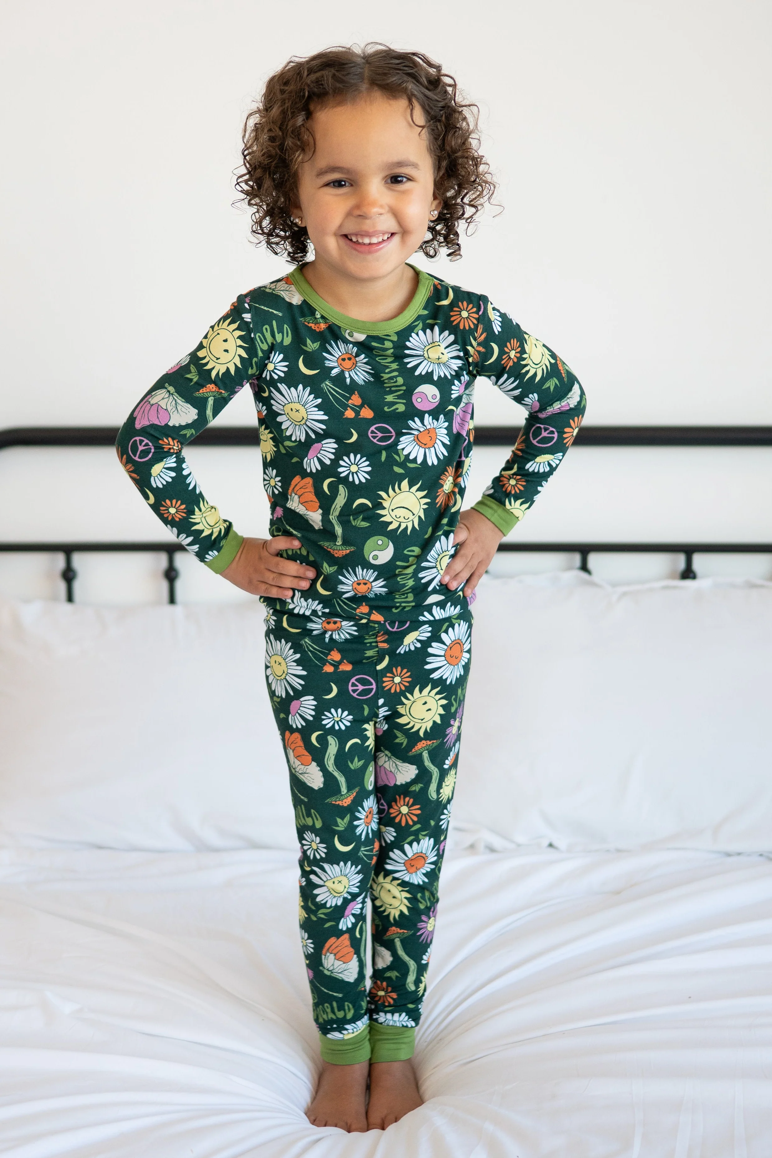Classic Fit PJ Set - SmileyWorld® Groovy - Luxe Bamboo - Image 5
