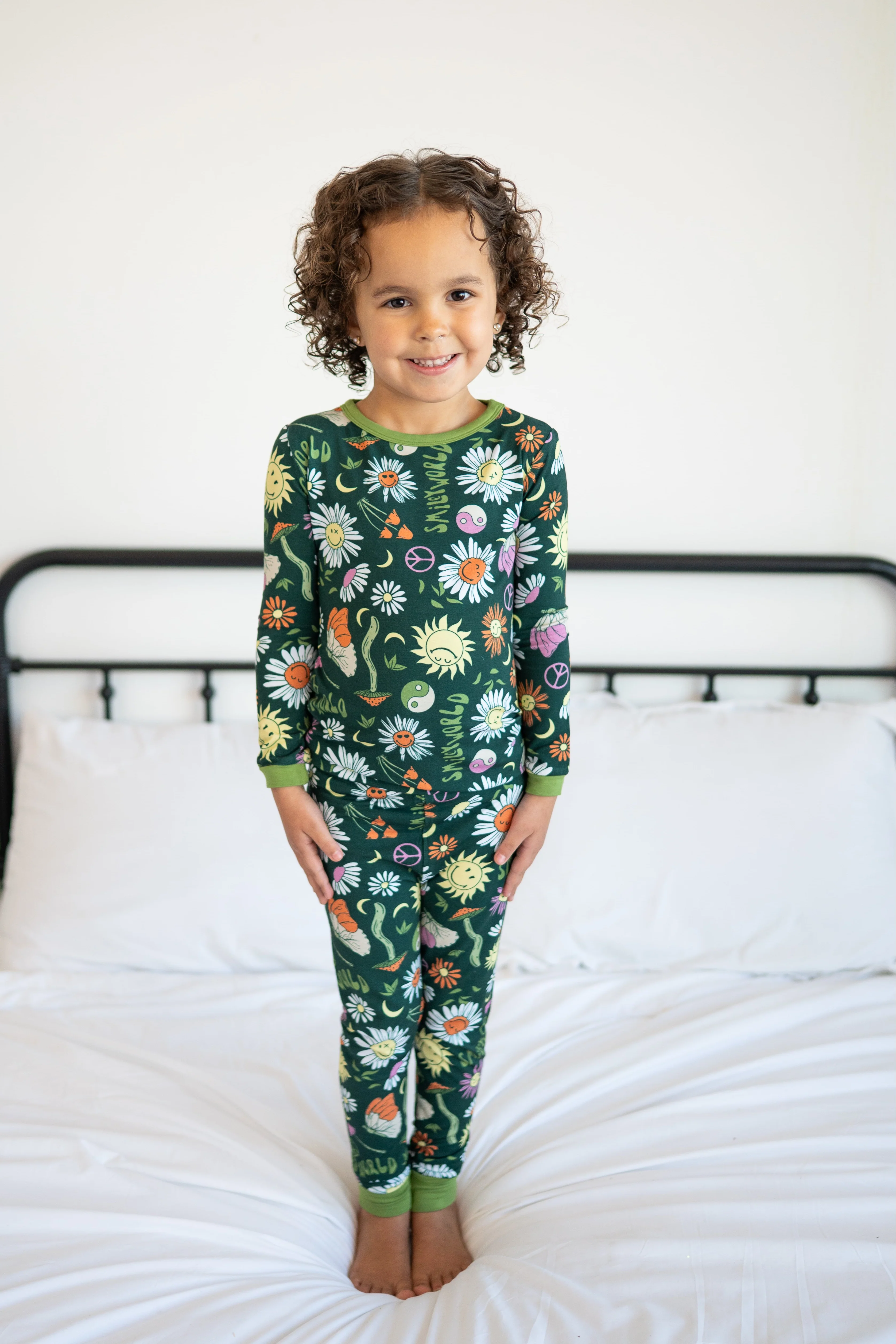 Classic Fit PJ Set - SmileyWorld® Groovy - Luxe Bamboo - Image 6