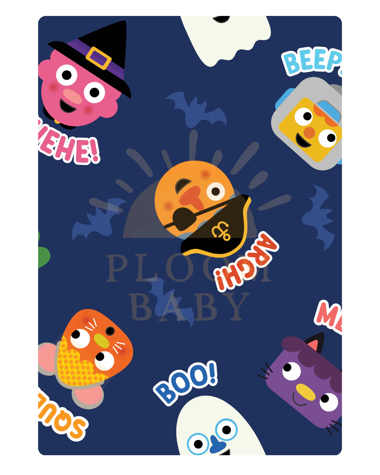PREORDER - SHIPS SEPTEMBER - Grow with Me & Classic Fit PJ Set - Super Simple™ Knock Knock Trick or Treat - Tencel Modal - Image 2