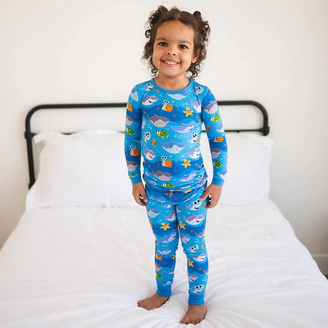 Classic Fit PJ Set - Super Simple™ Baby Shark - Tencel™ Modal