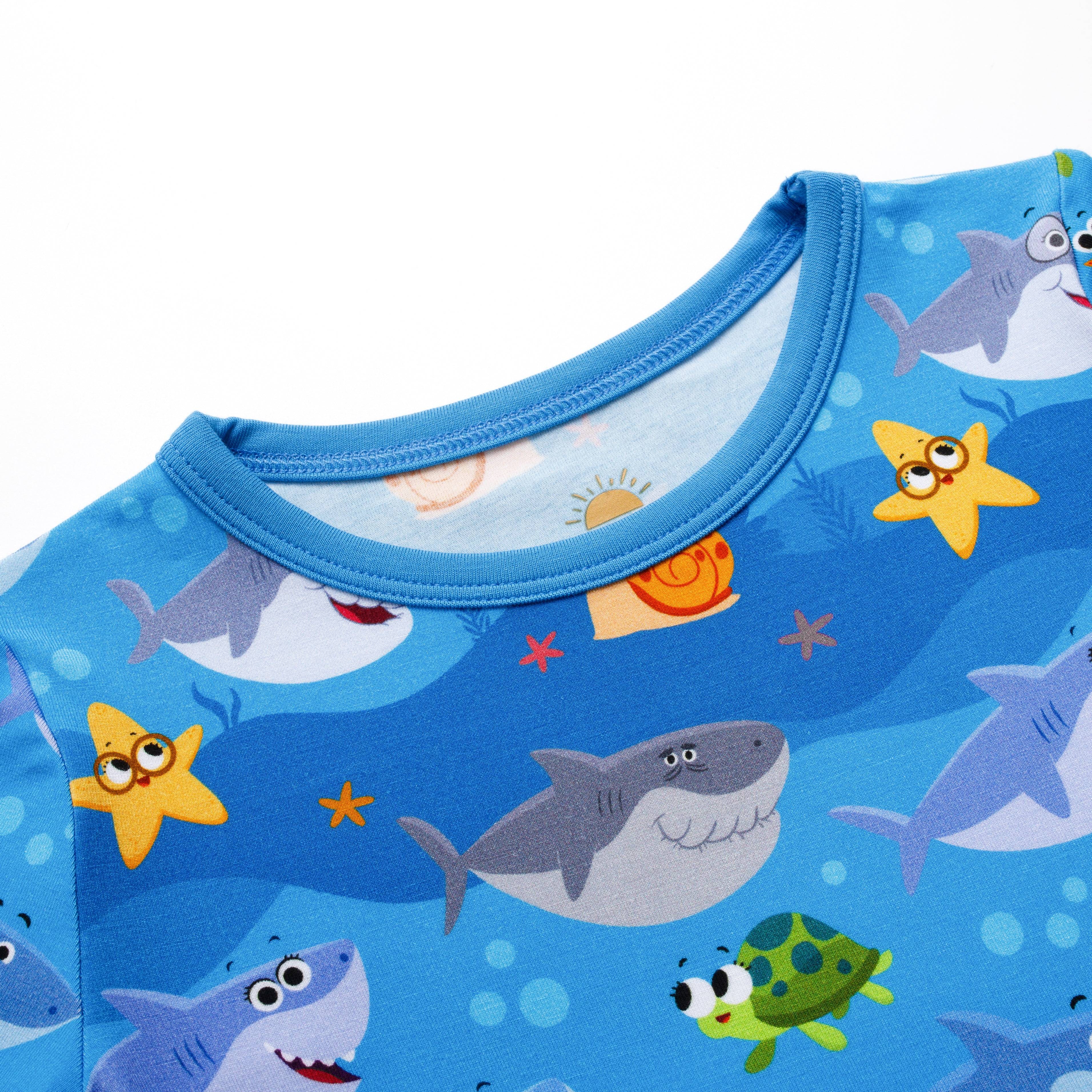 Classic Fit PJ Set - Super Simple™ Baby Shark - Tencel™ Modal - Image 5
