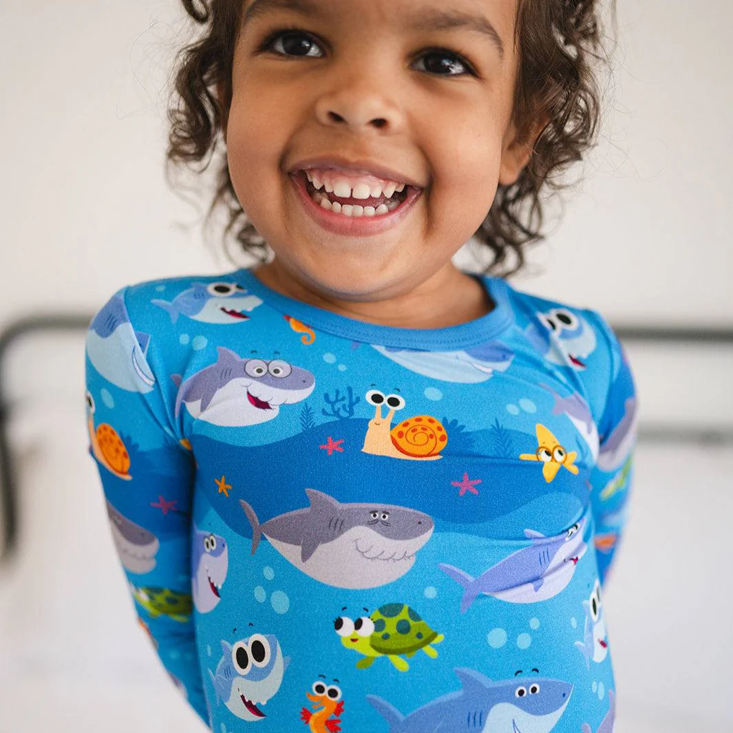 Classic Fit PJ Set - Super Simple™ Baby Shark - Tencel™ Modal - Image 6