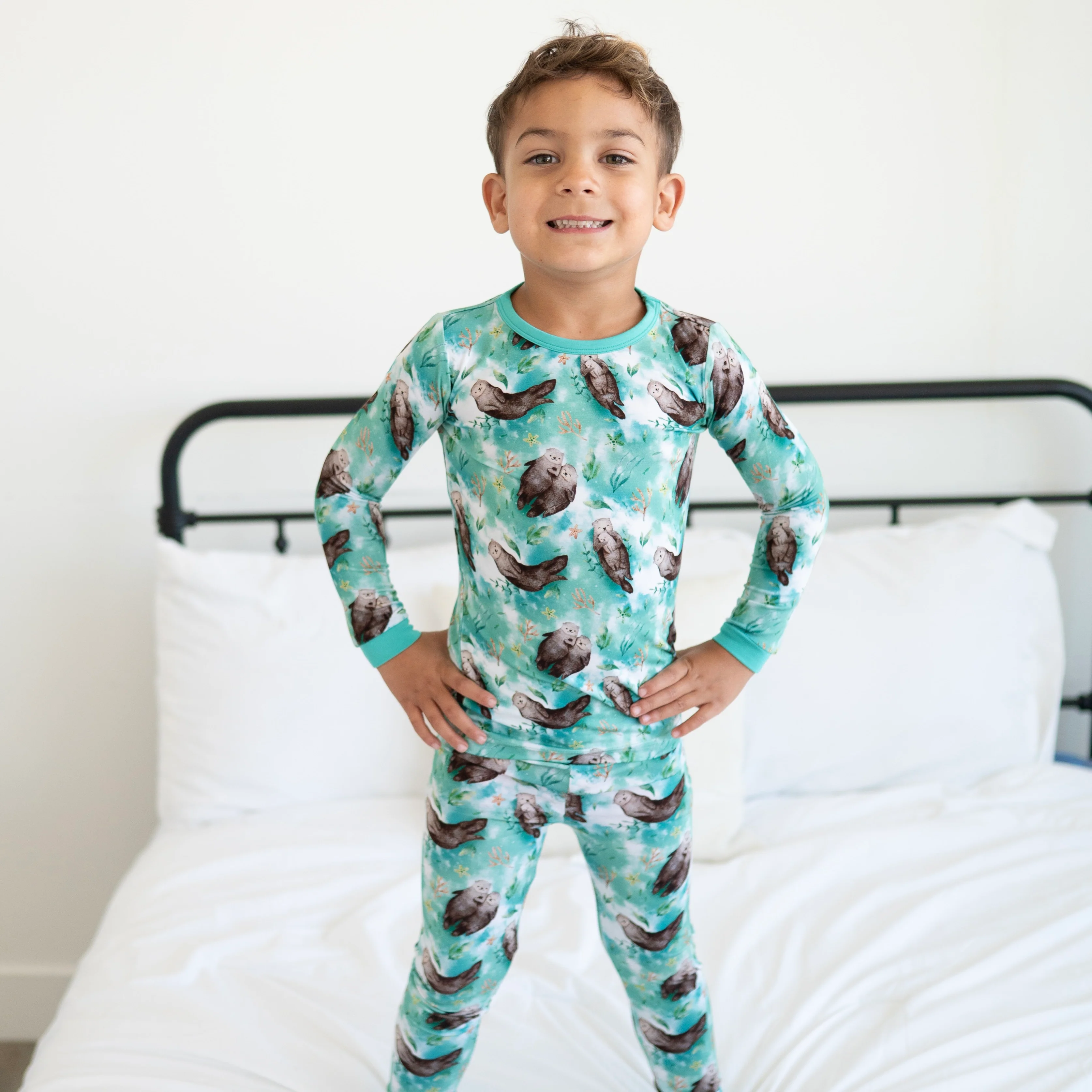 Classic PJ Set - Otters - Luxe - Image 10