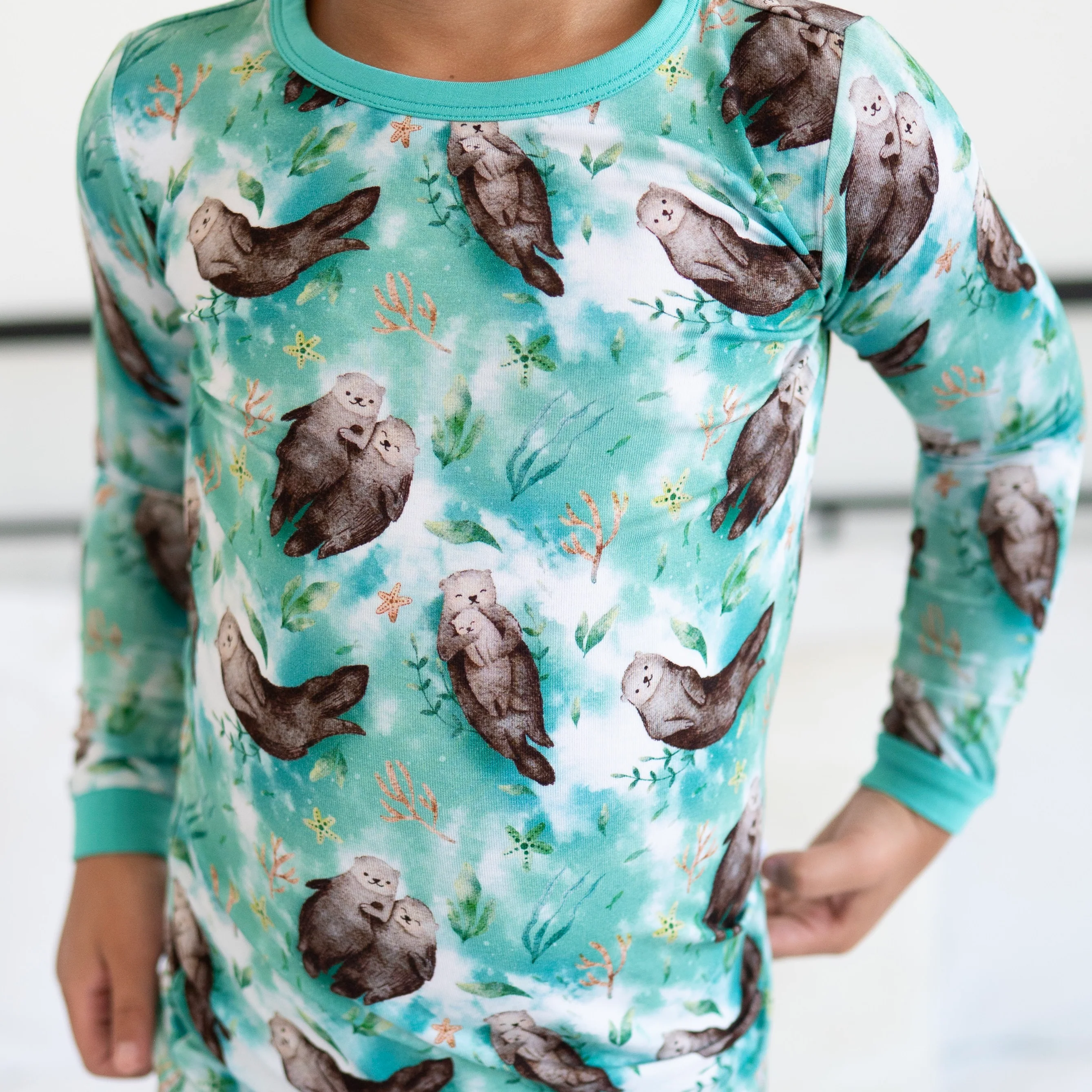 Classic PJ Set - Otters - Luxe - Image 11