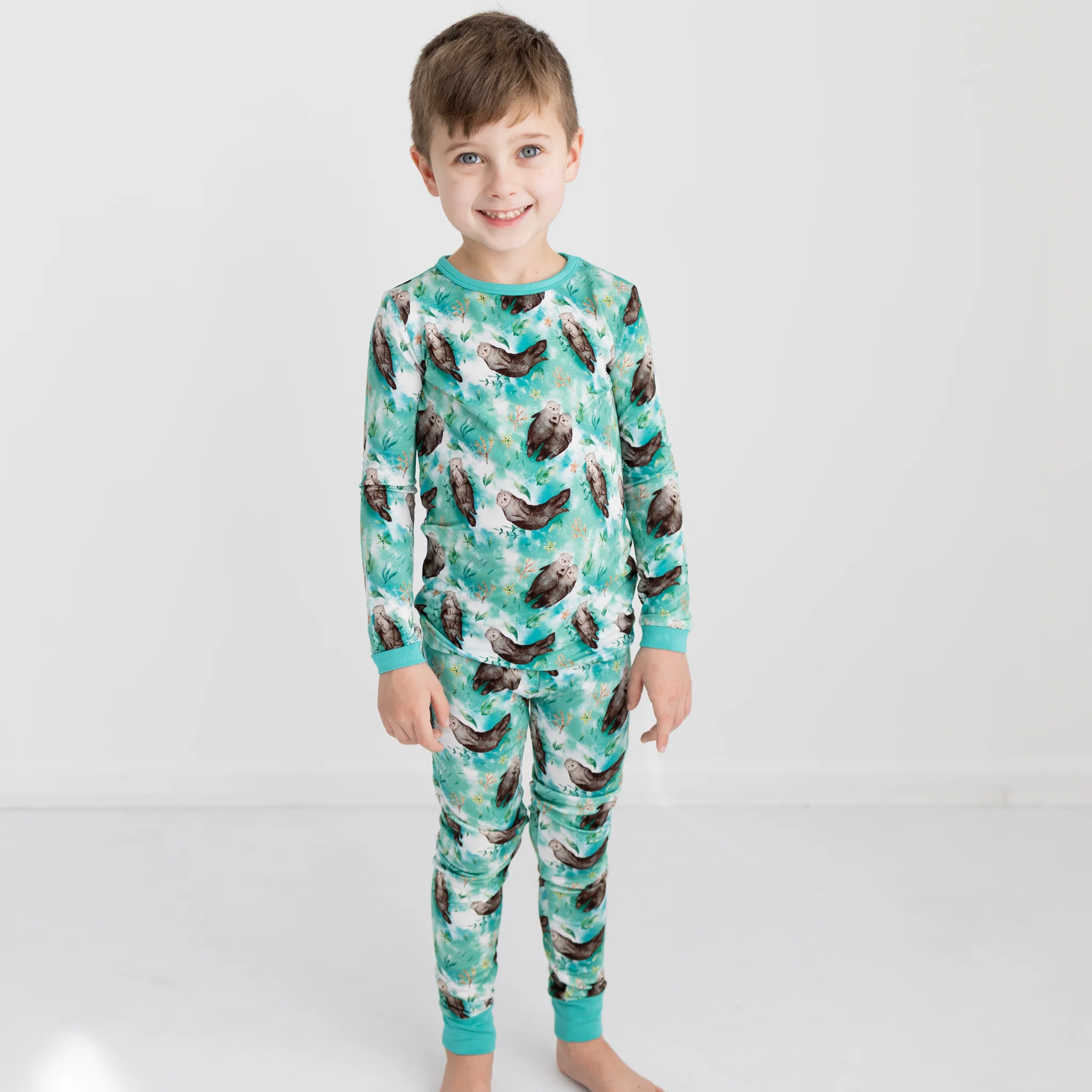 Classic PJ Set - Otters - Luxe - Image 2