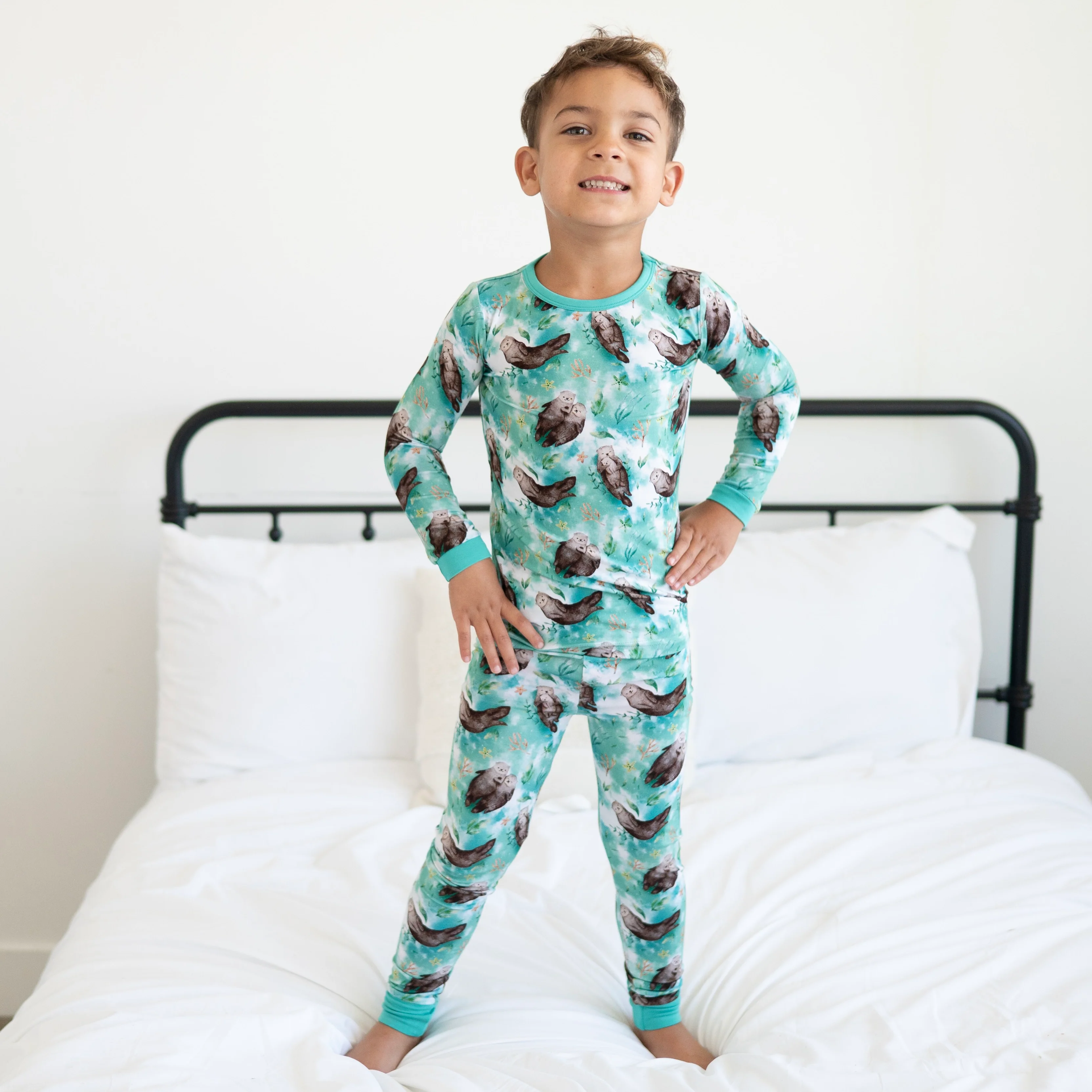 Classic PJ Set - Otters - Luxe - Image 4