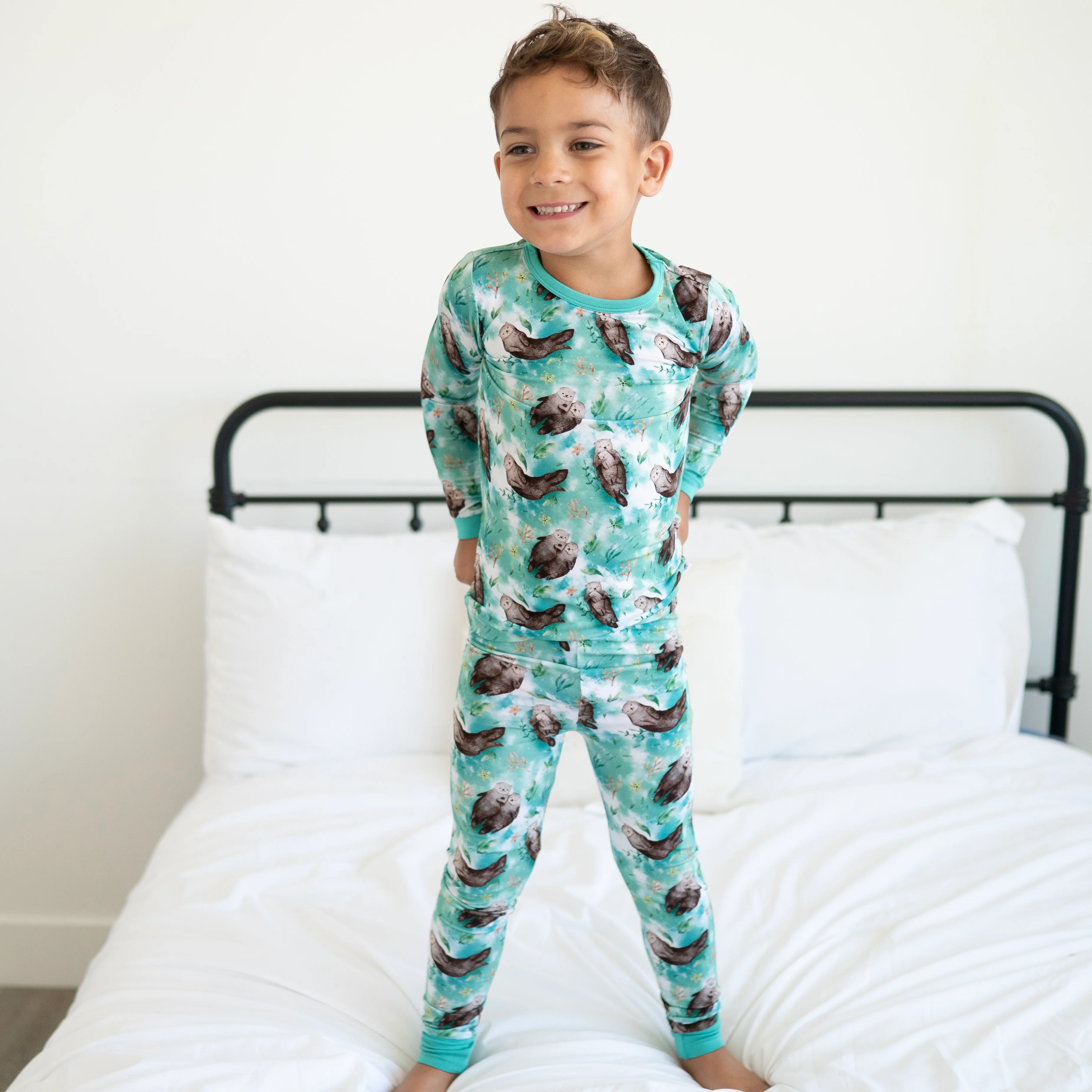 Classic PJ Set - Otters - Luxe - Image 6
