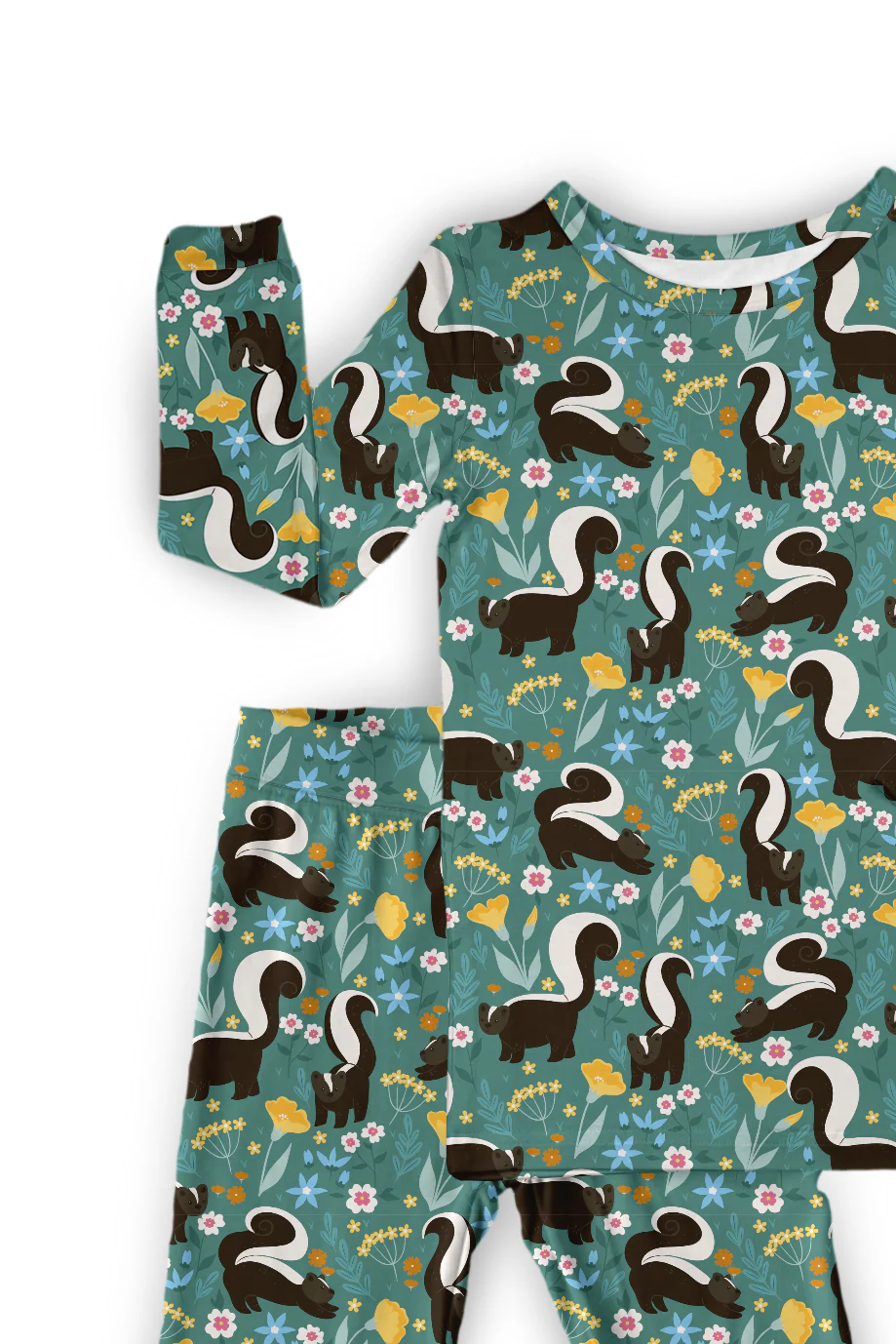 PREORDER - SHIPS SEPTEMBER - Classic PJ Set - Stinky Skunk - Tencel Modal