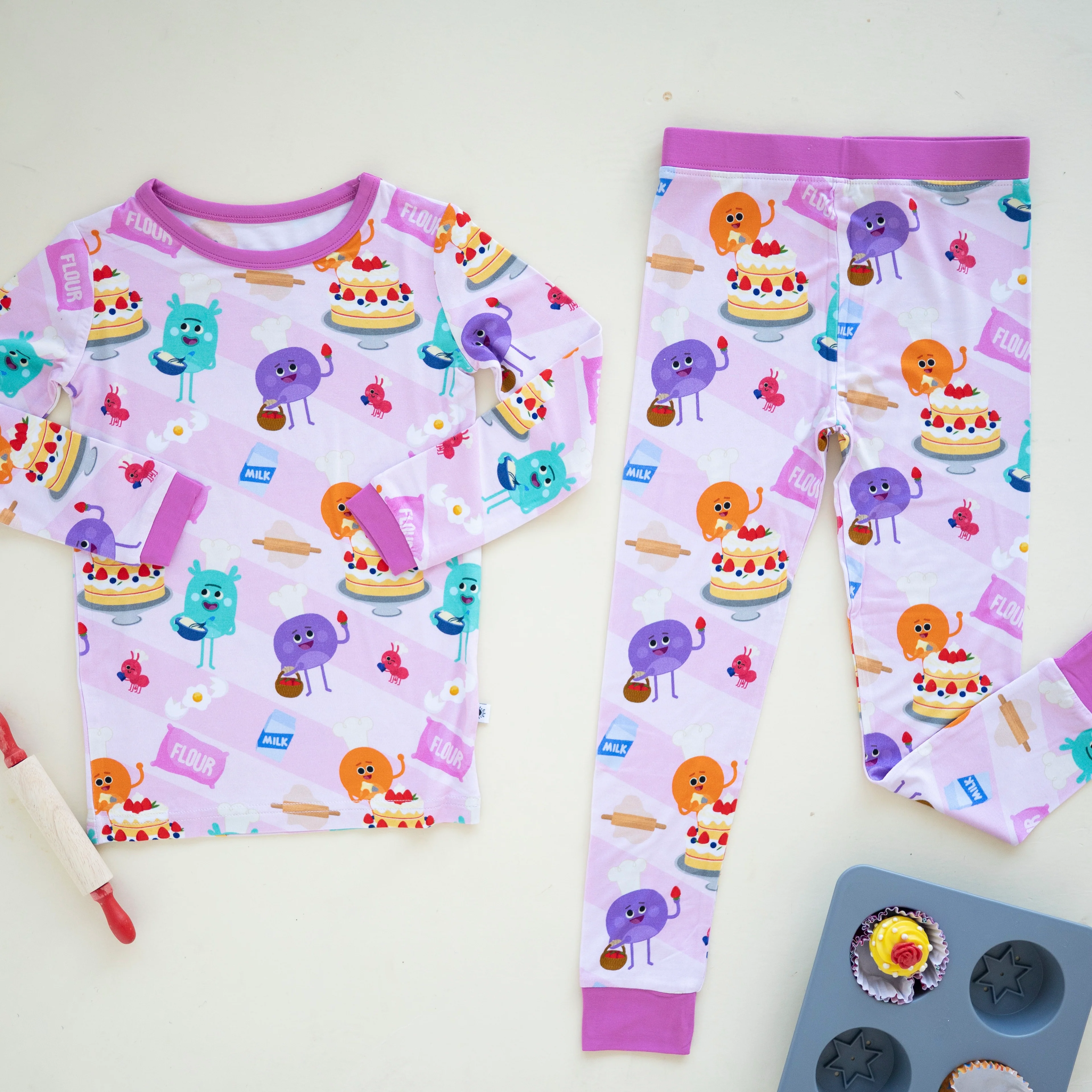 Classic PJ Set - Super Simple™ Bumble Baker - Luxe Bamboo - Image 7