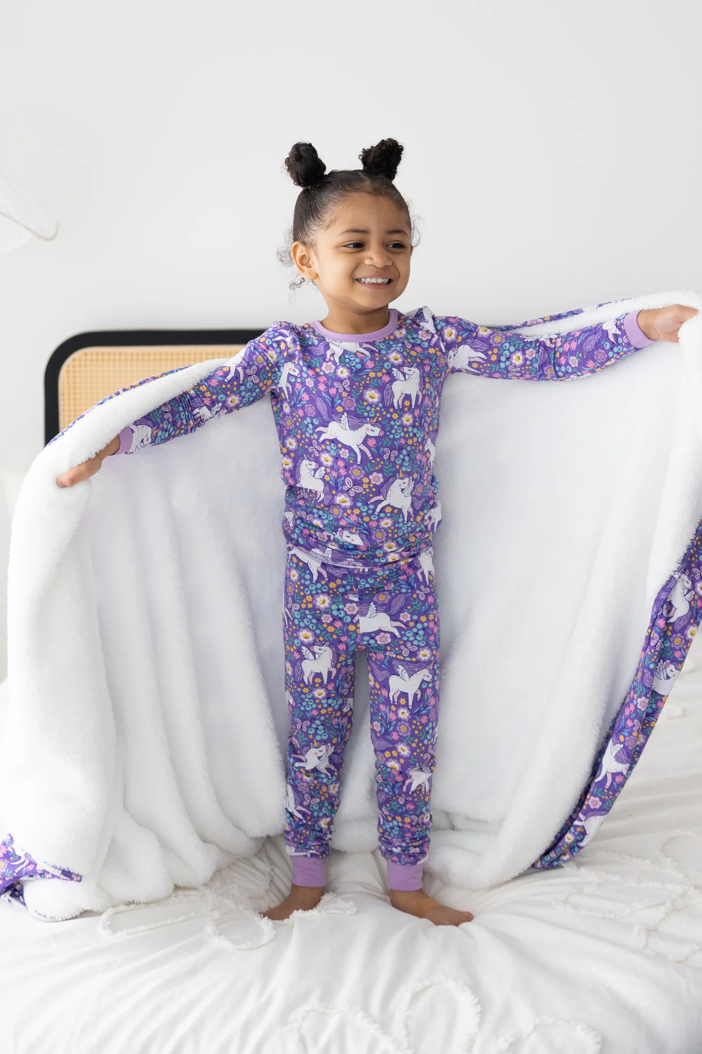 Classic PJ Set - Unicorn - Tencel Modal - Image 3