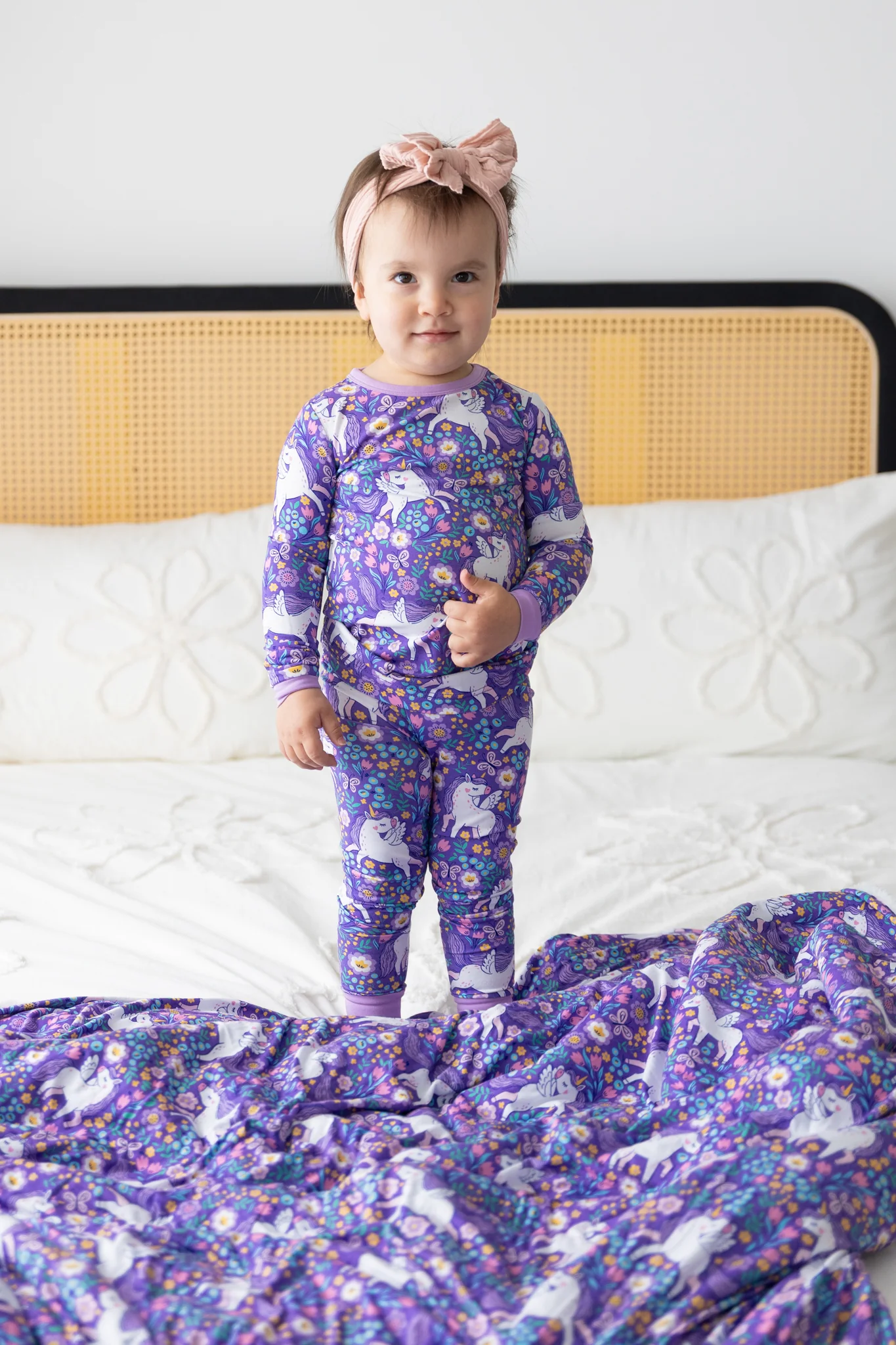Classic PJ Set - Unicorn - Tencel Modal - Image 4
