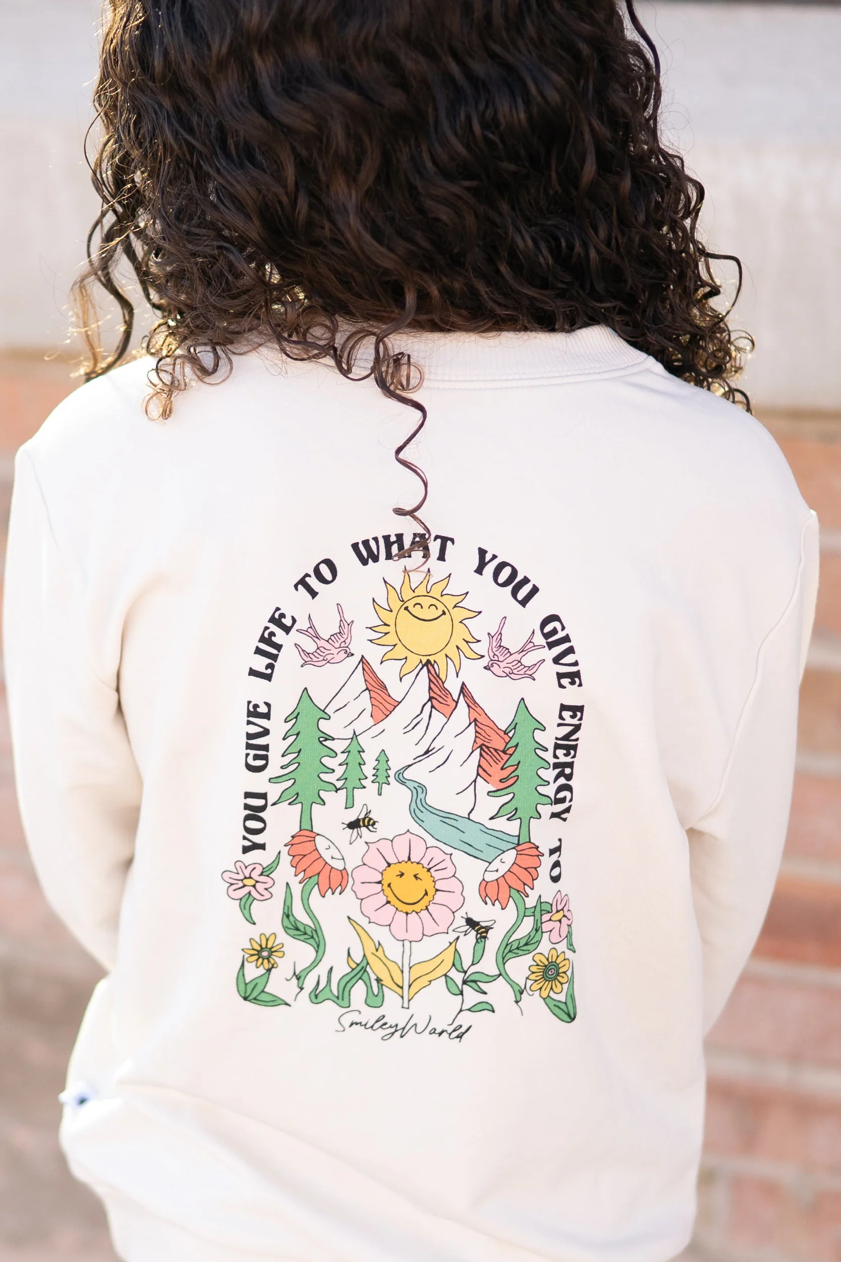 Crewneck - SmileyWorld® Energy - Luxe Bamboo Cotton French Terry