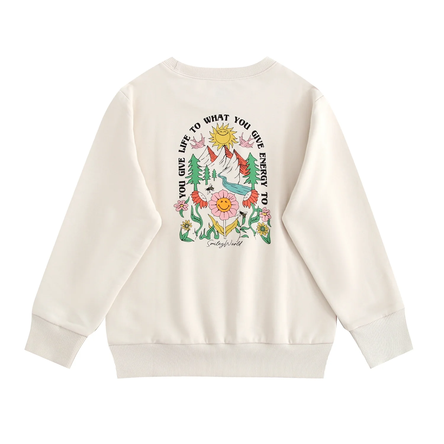 Crewneck - SmileyWorld® Energy - Luxe Bamboo Cotton French Terry - Image 11