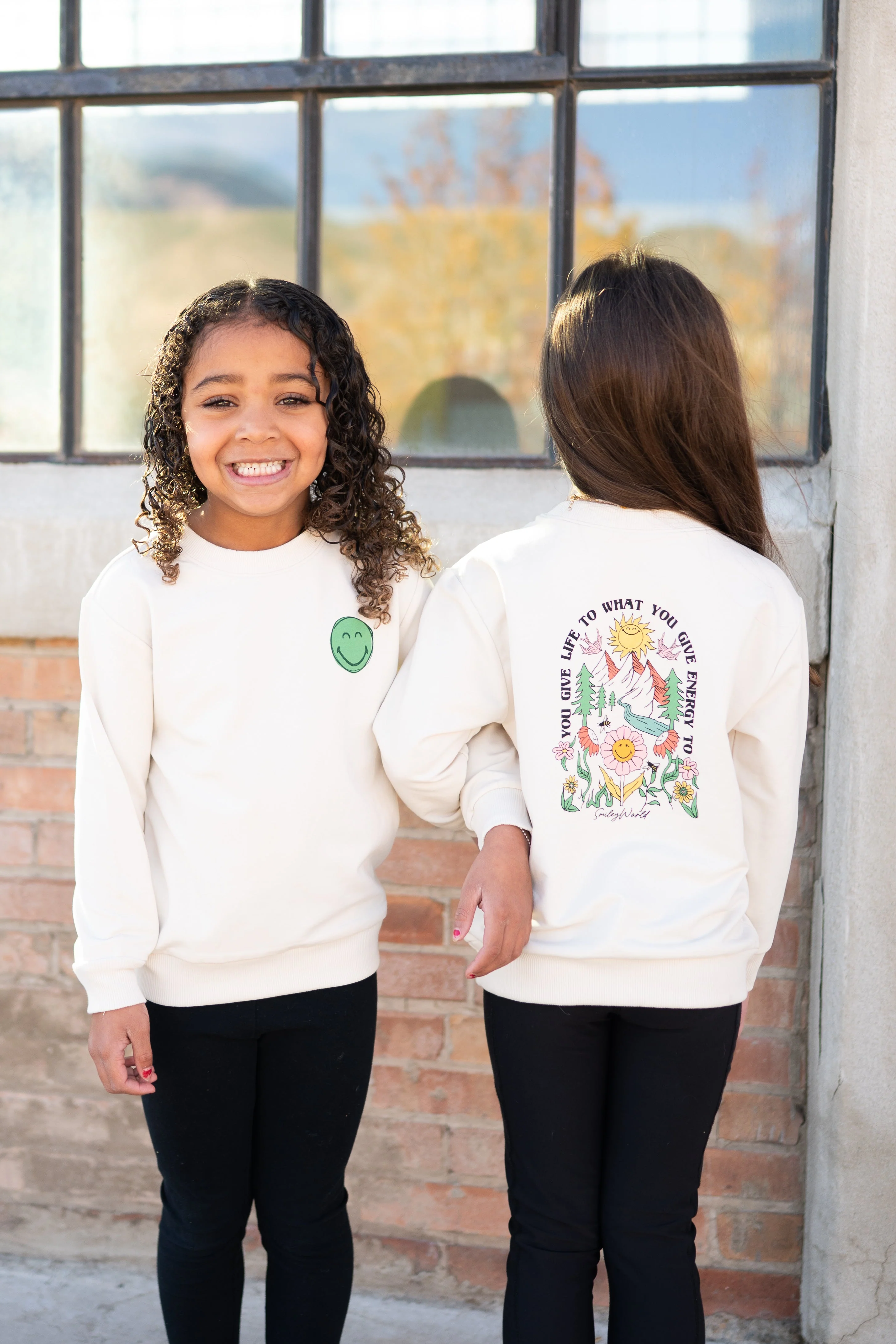 Crewneck - SmileyWorld® Energy - Luxe Bamboo Cotton French Terry - Image 2