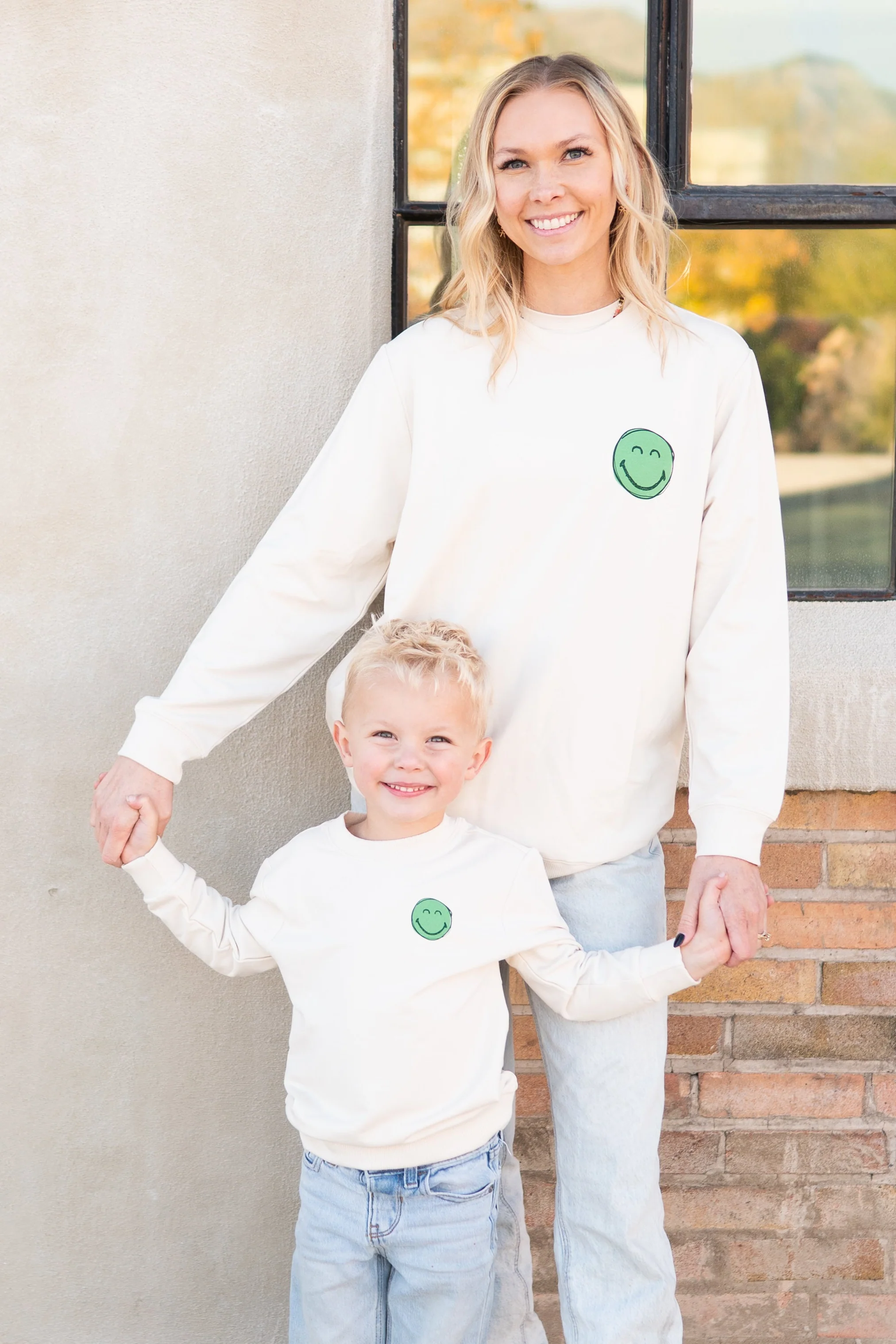 Adult Unisex Crewneck - SmileyWorld® Energy - Luxe Bamboo Cotton French Terry - Image 8