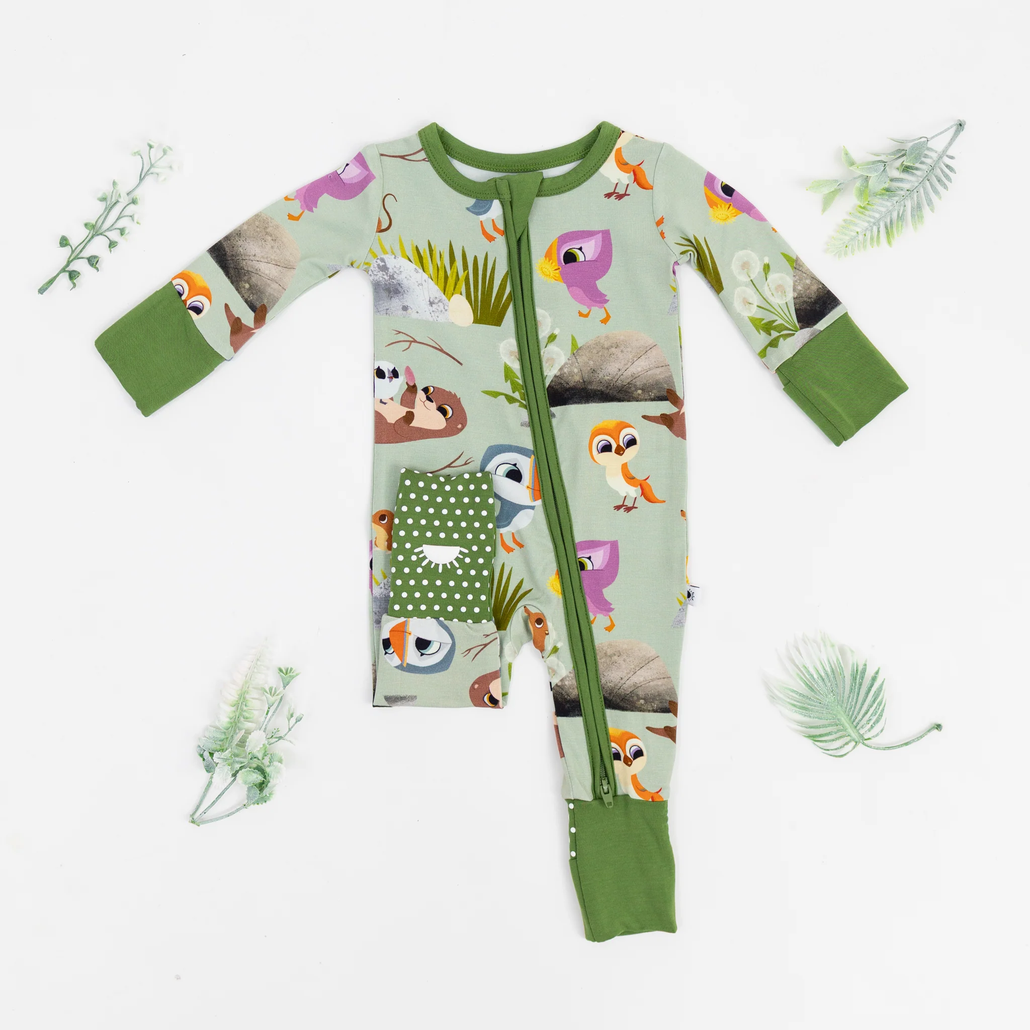 Flexi-Fit Zip PJ - Puffin Rock™ - The Burrow - Tencel™ Modal - Image 3