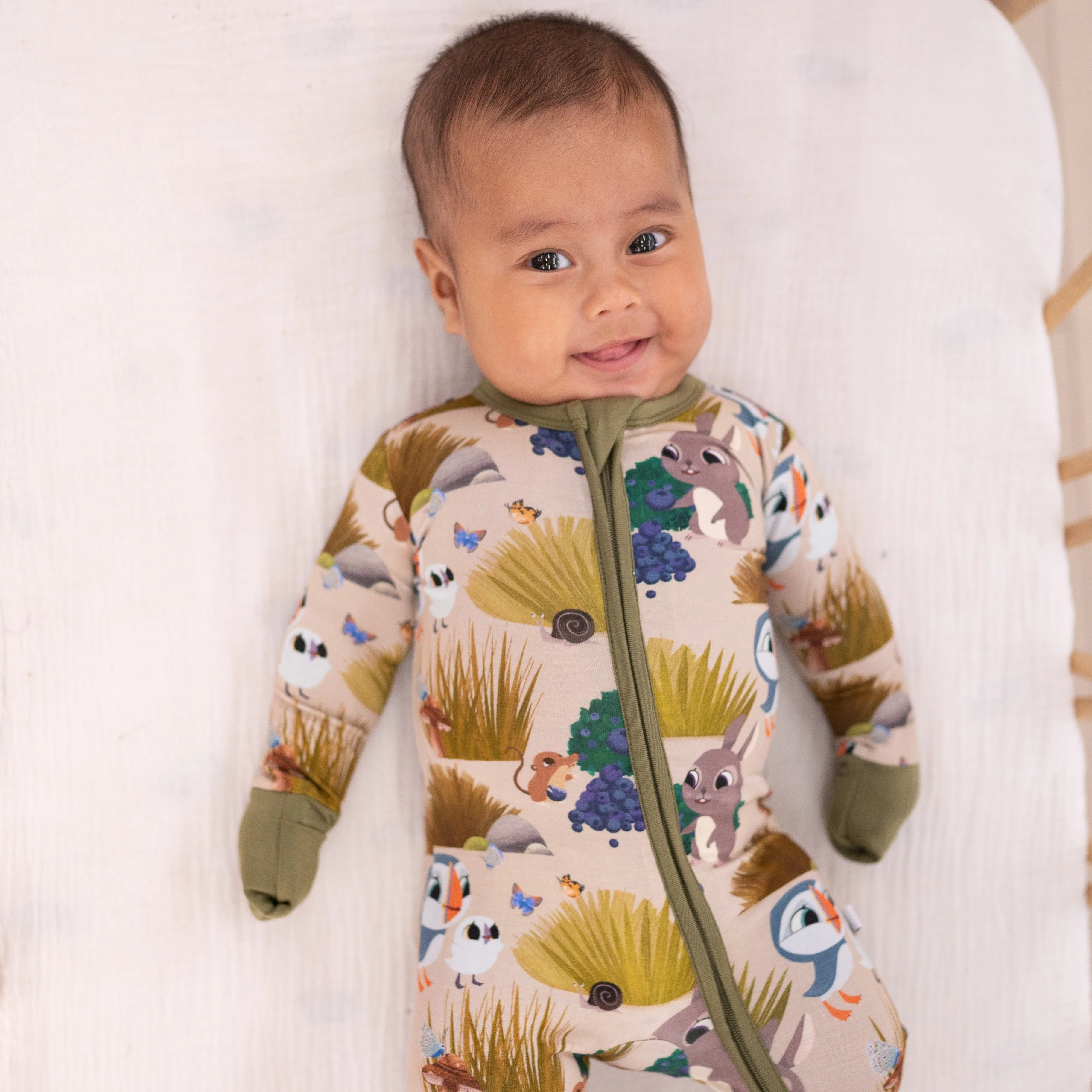 Flexi-Fit Zip PJ - Puffin Rock™ - Luxe Bamboo