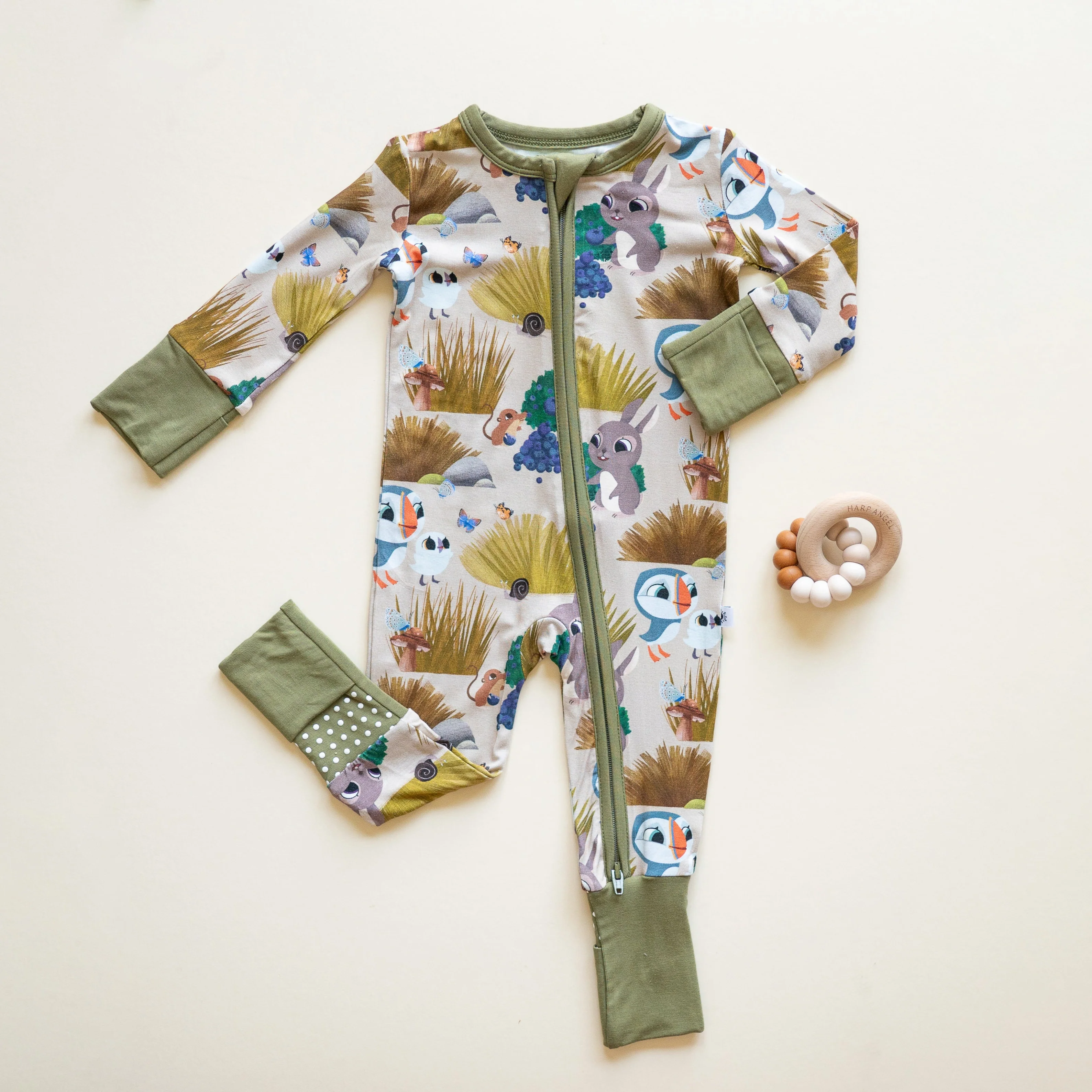 Flexi-Fit Zip PJ - Puffin Rock™ - Luxe Bamboo - Image 3
