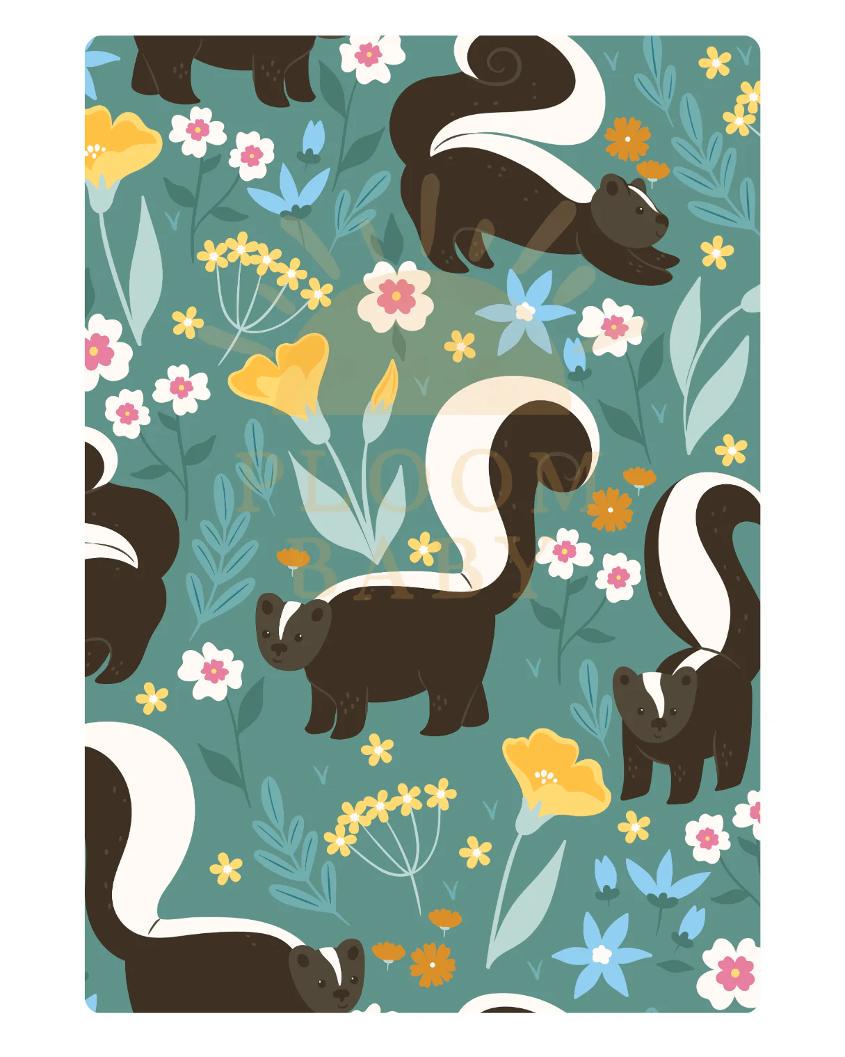 PREORDER - SHIPS SEPTEMBER- Flexi-Fit Zip PJ - Stinky Skunk - Tencel Modal - Image 2