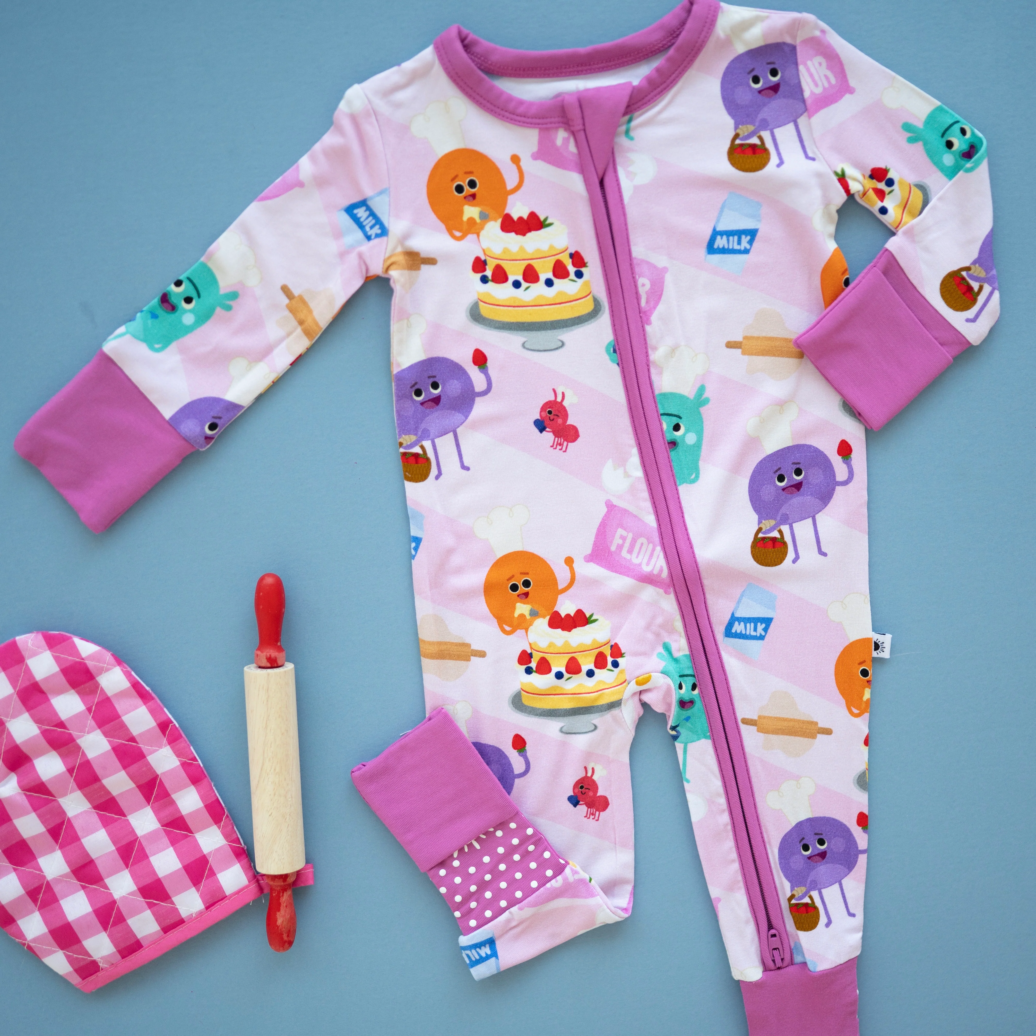 Flexi-Fit Zip PJ - Super Simple™ Bumble Baker - Luxe Bamboo - Image 7