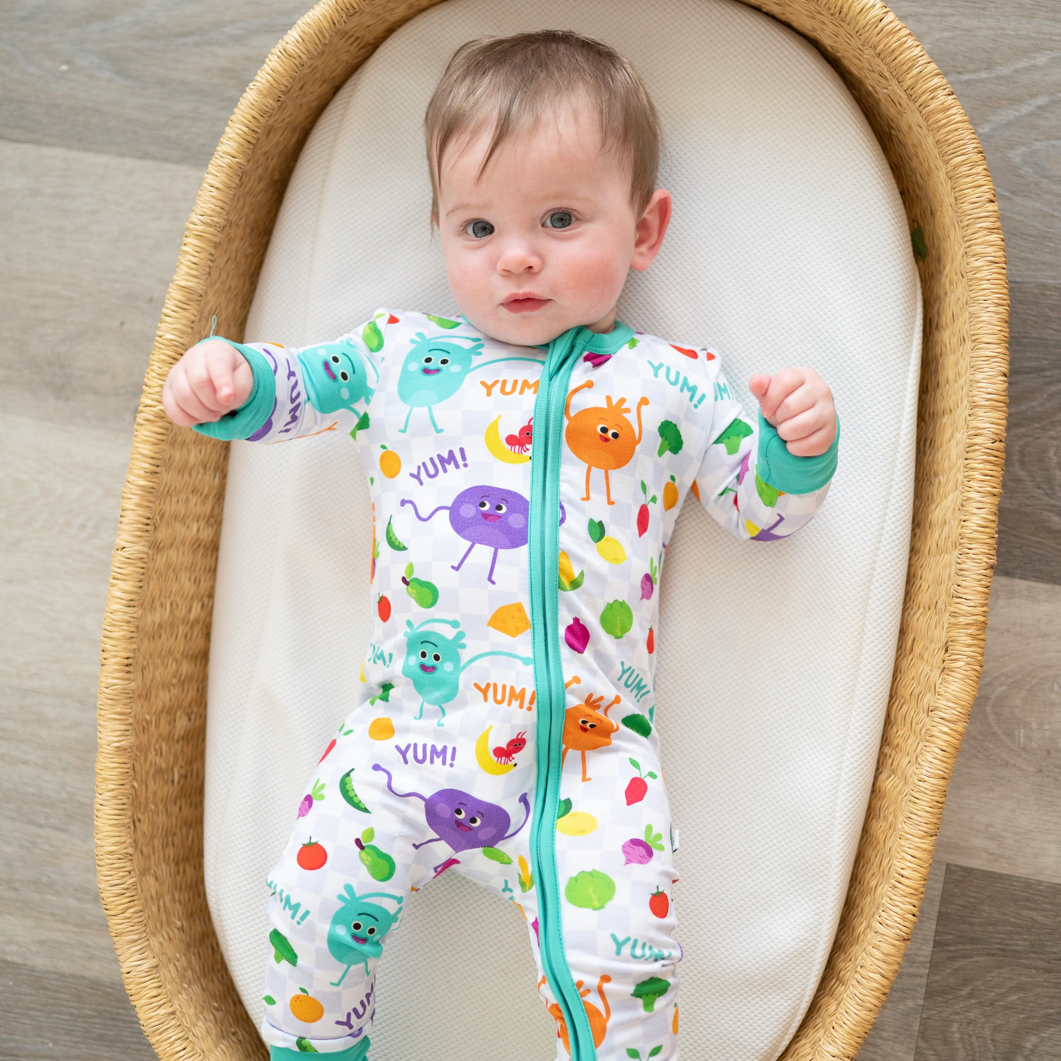 Flexi-Fit Zip PJ - Super Simple™ Bumble YUMS - Luxe Bamboo - Image 5