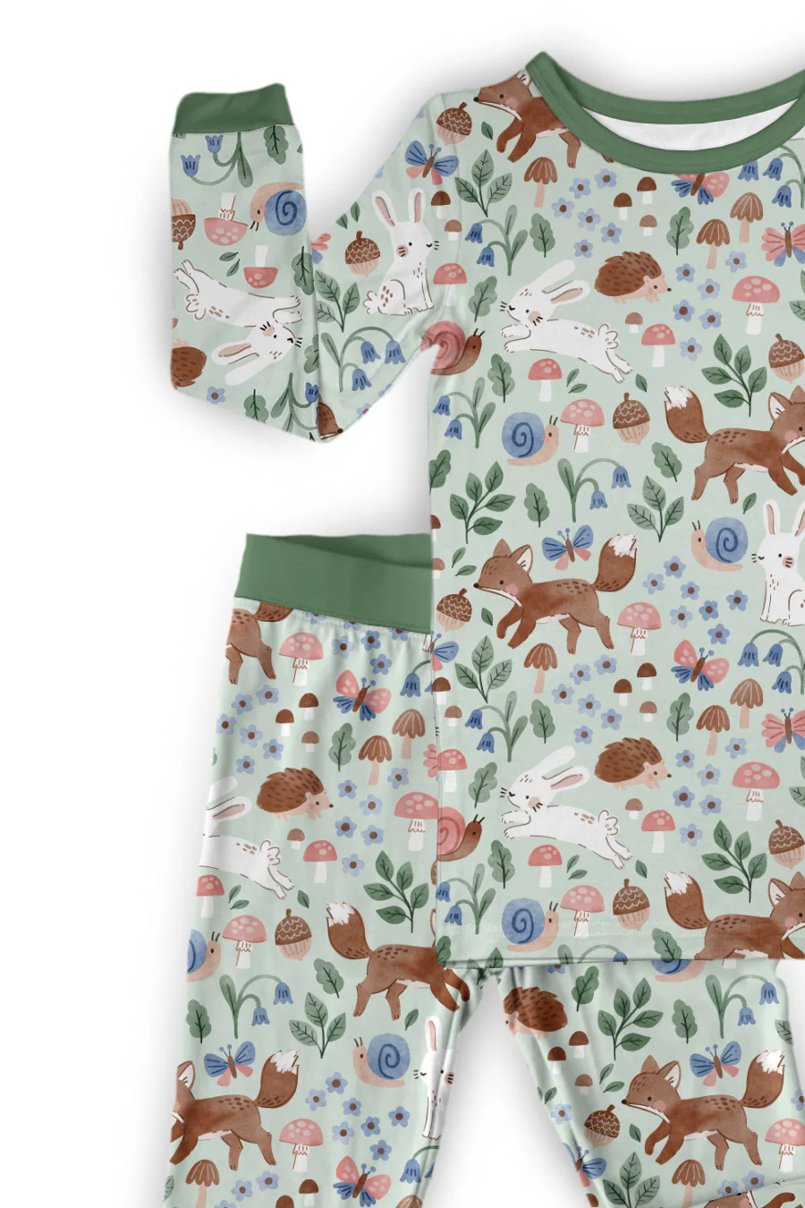 PREORDER - SHIPS SEPTEMBER- Grow with Me & Classic Fit PJ Sets - Forest Friends - Tencel Modal
