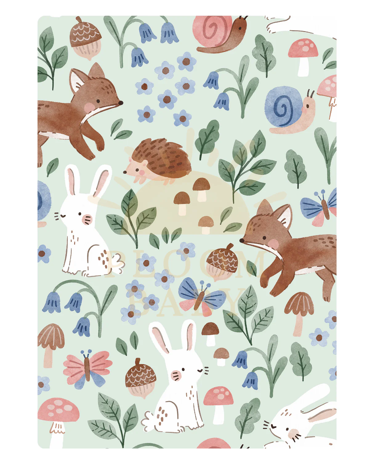 PREORDER - SHIPS SEPTEMBER- Grow with Me & Classic Fit PJ Sets - Forest Friends - Tencel Modal - Image 2