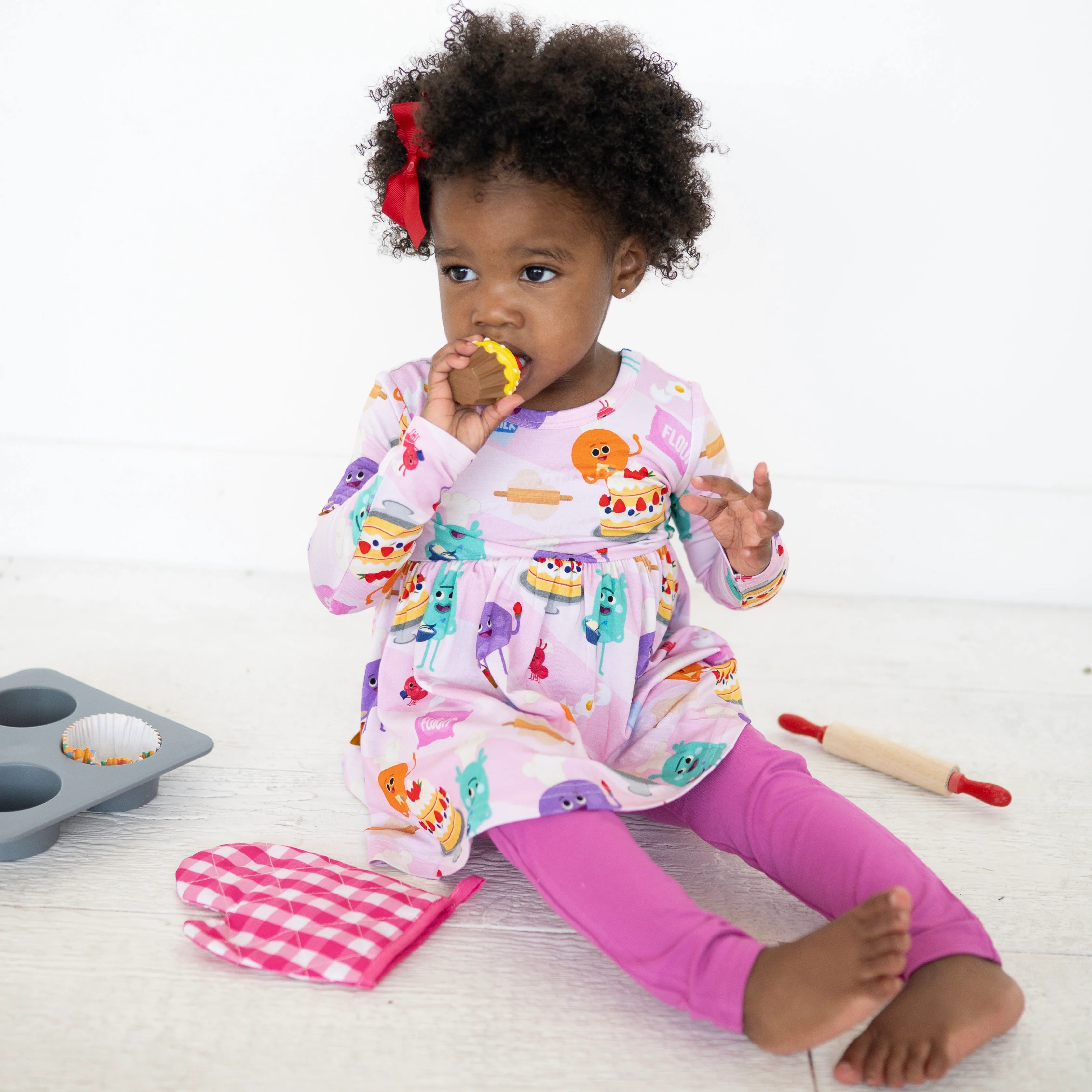 Legging - Super Simple™ Bumble Baker Pink - Luxe Bamboo - Image 3