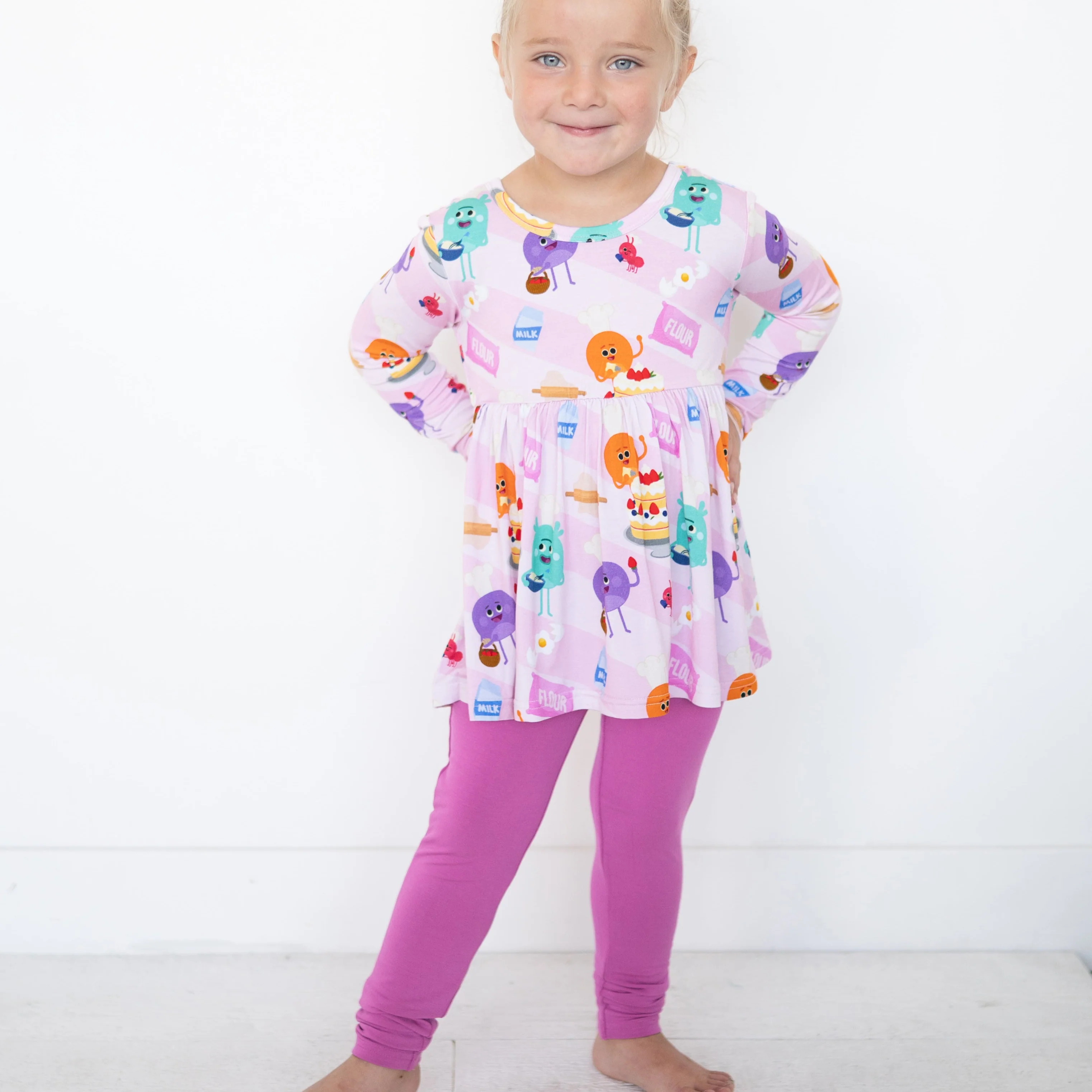 Legging - Super Simple™ Bumble Baker Pink - Luxe Bamboo - Image 5