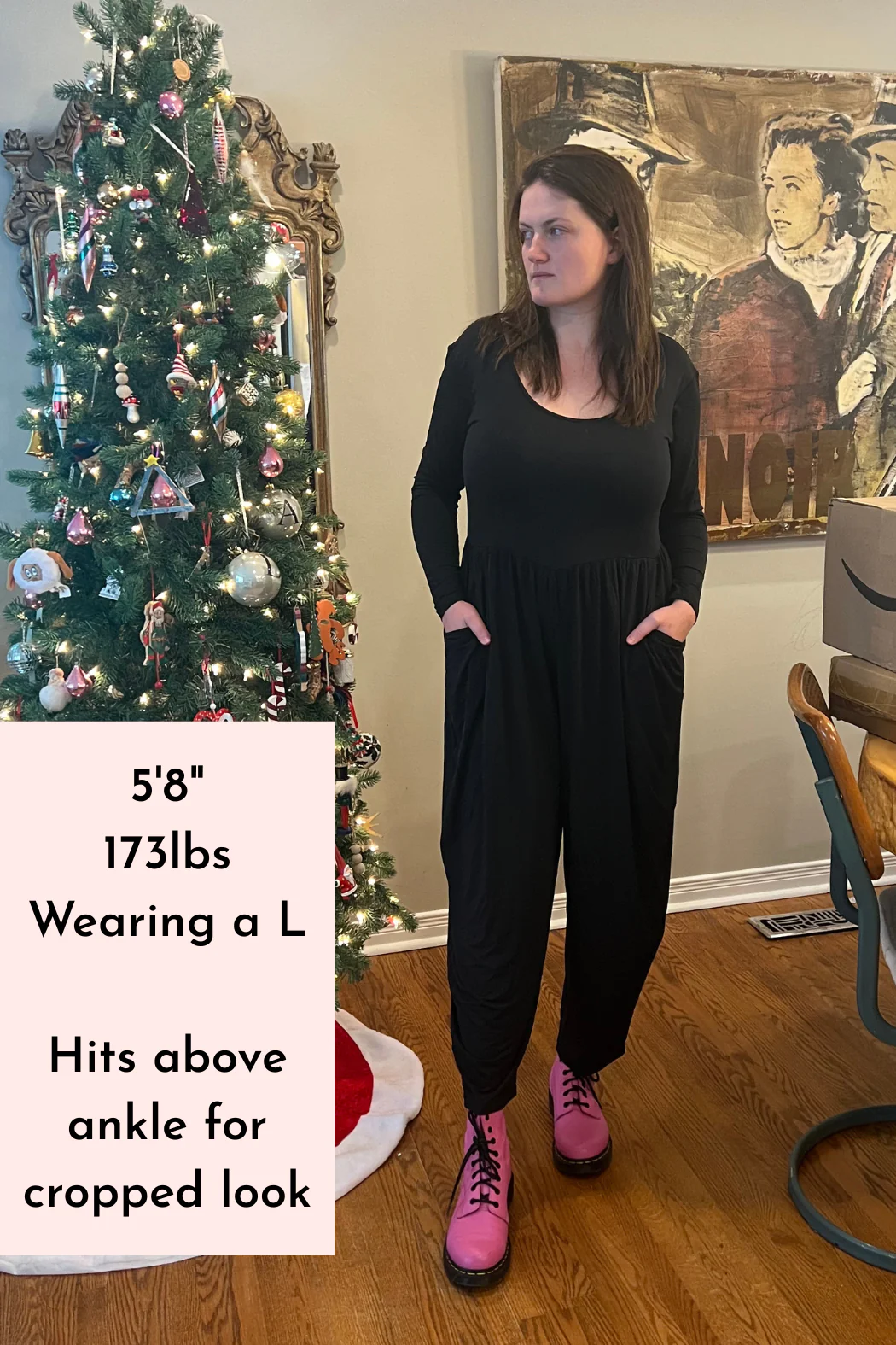 Long Sleeve Adult Romper - Obsidian- Ploom Collective - Tencel™ Modal - Image 7
