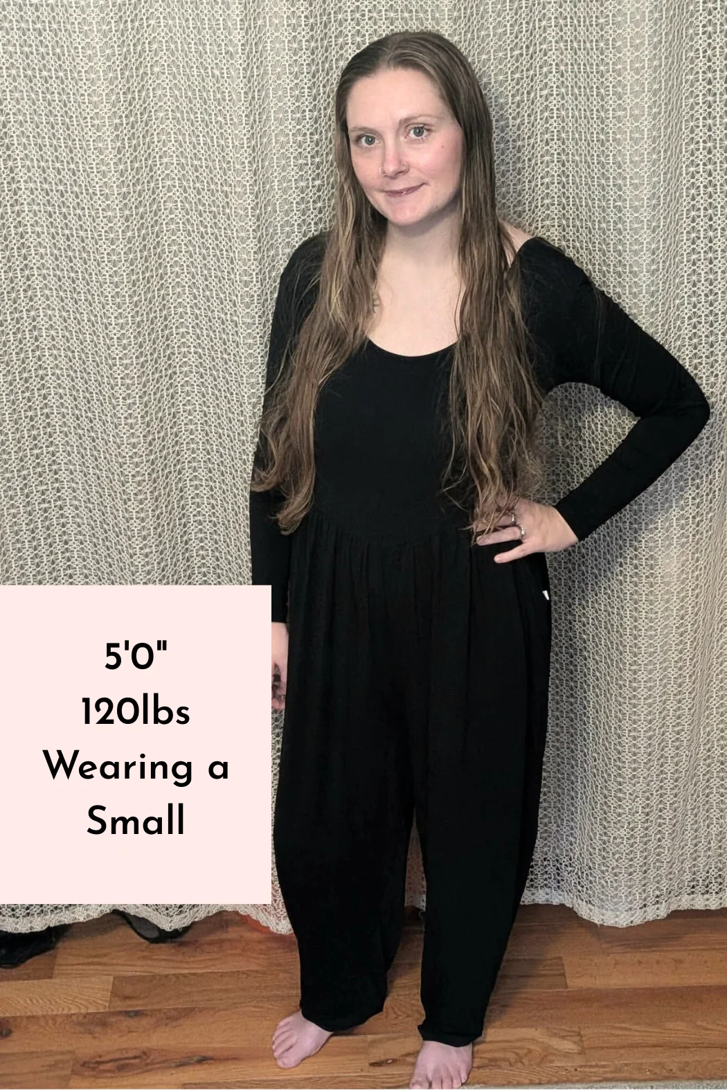 Long Sleeve Adult Romper - Obsidian- Ploom Collective - Tencel™ Modal - Image 8