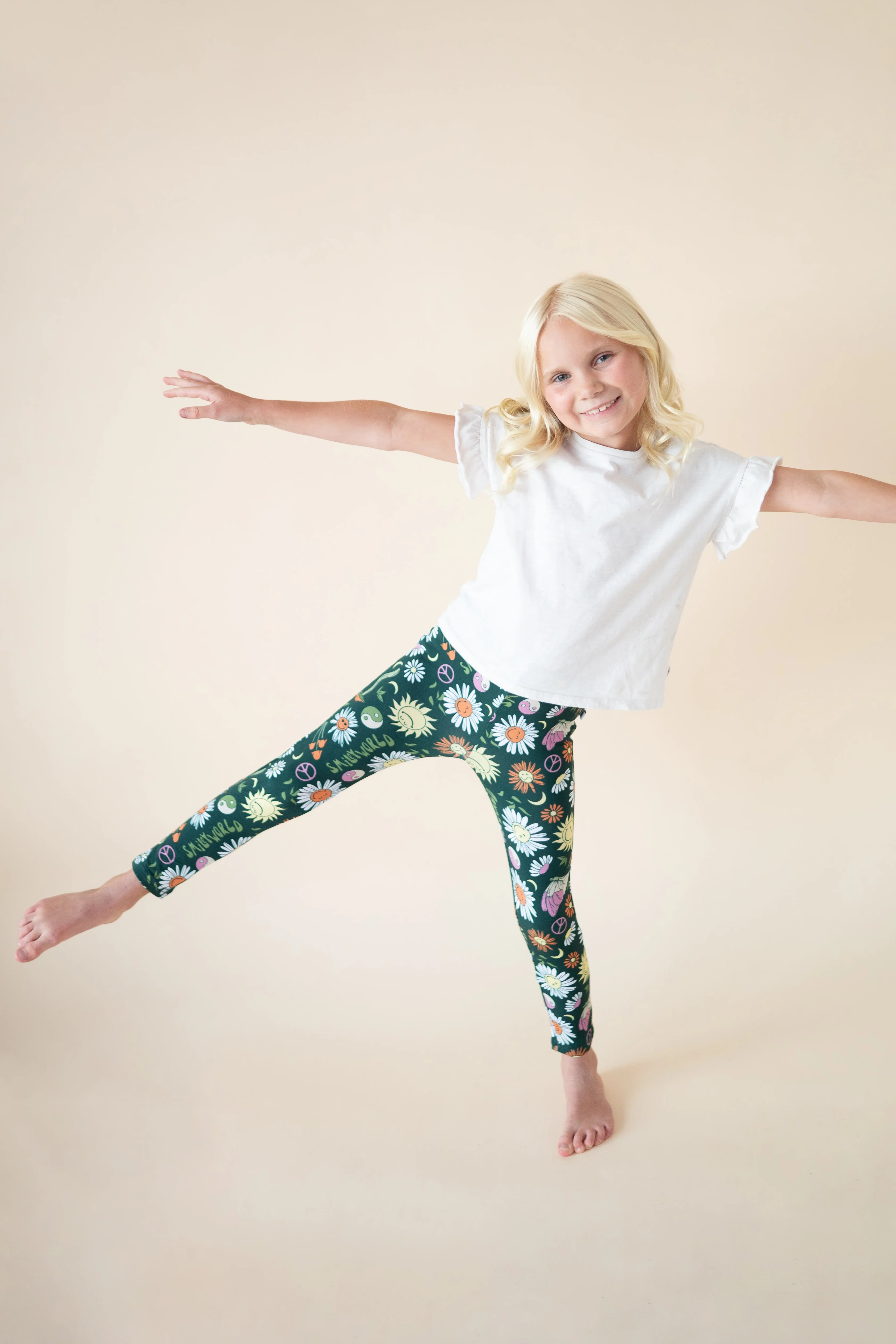 Luxe Legging - SmileyWorld® Groovy - Luxe Bamboo - Image 3