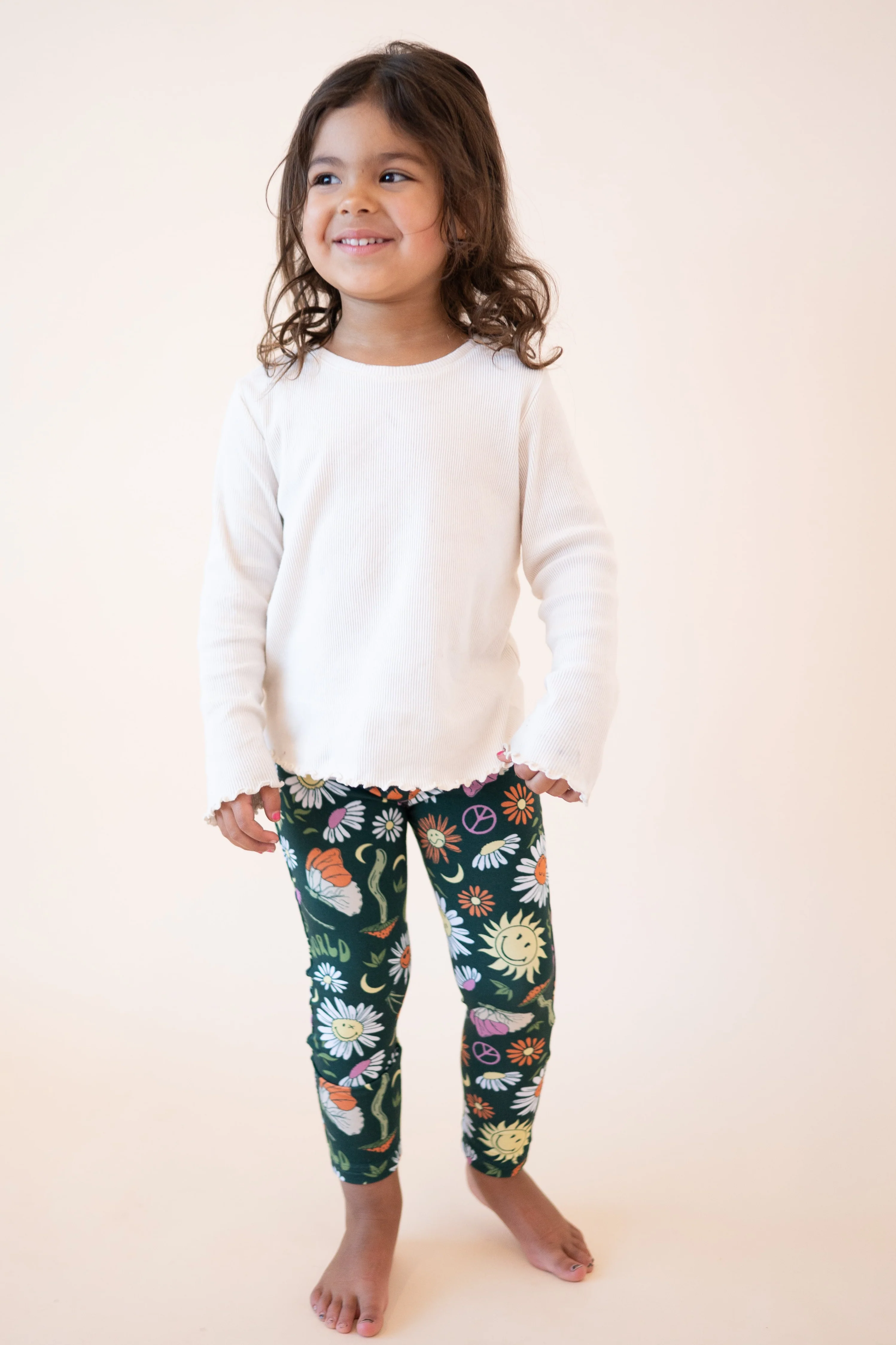 Luxe Legging - SmileyWorld® Groovy - Luxe Bamboo - Image 4