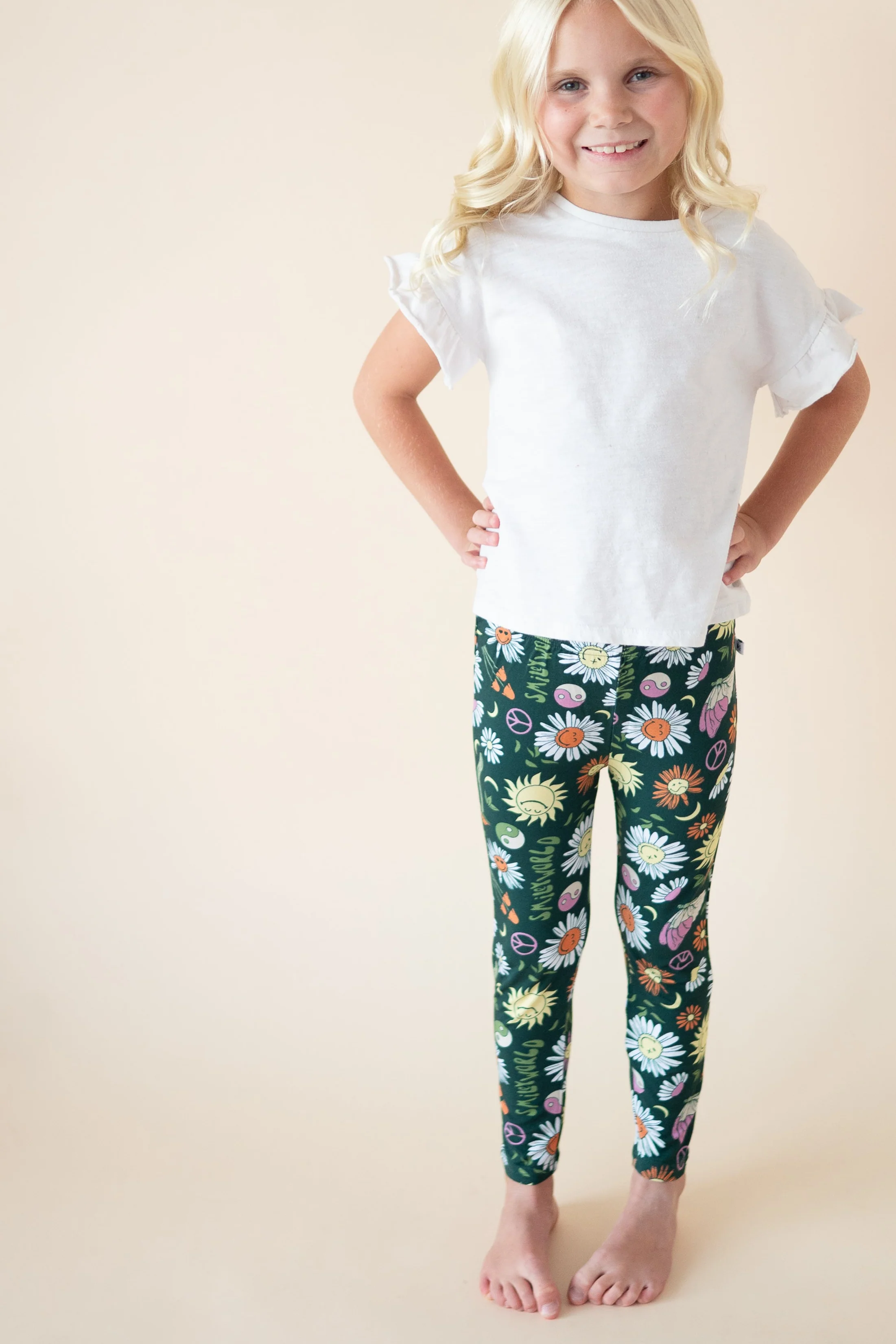 Luxe Legging - SmileyWorld® Groovy - Luxe Bamboo - Image 5